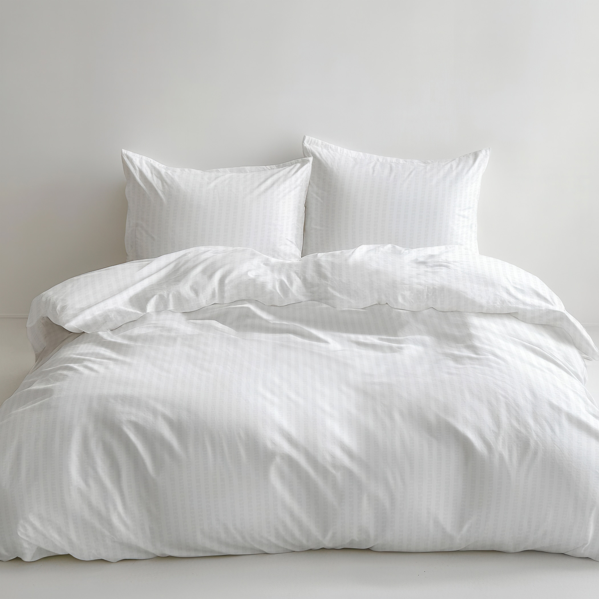 Florella Bettwäsche »Uni, Soft-Seersucker, 100 % Baumwolle«