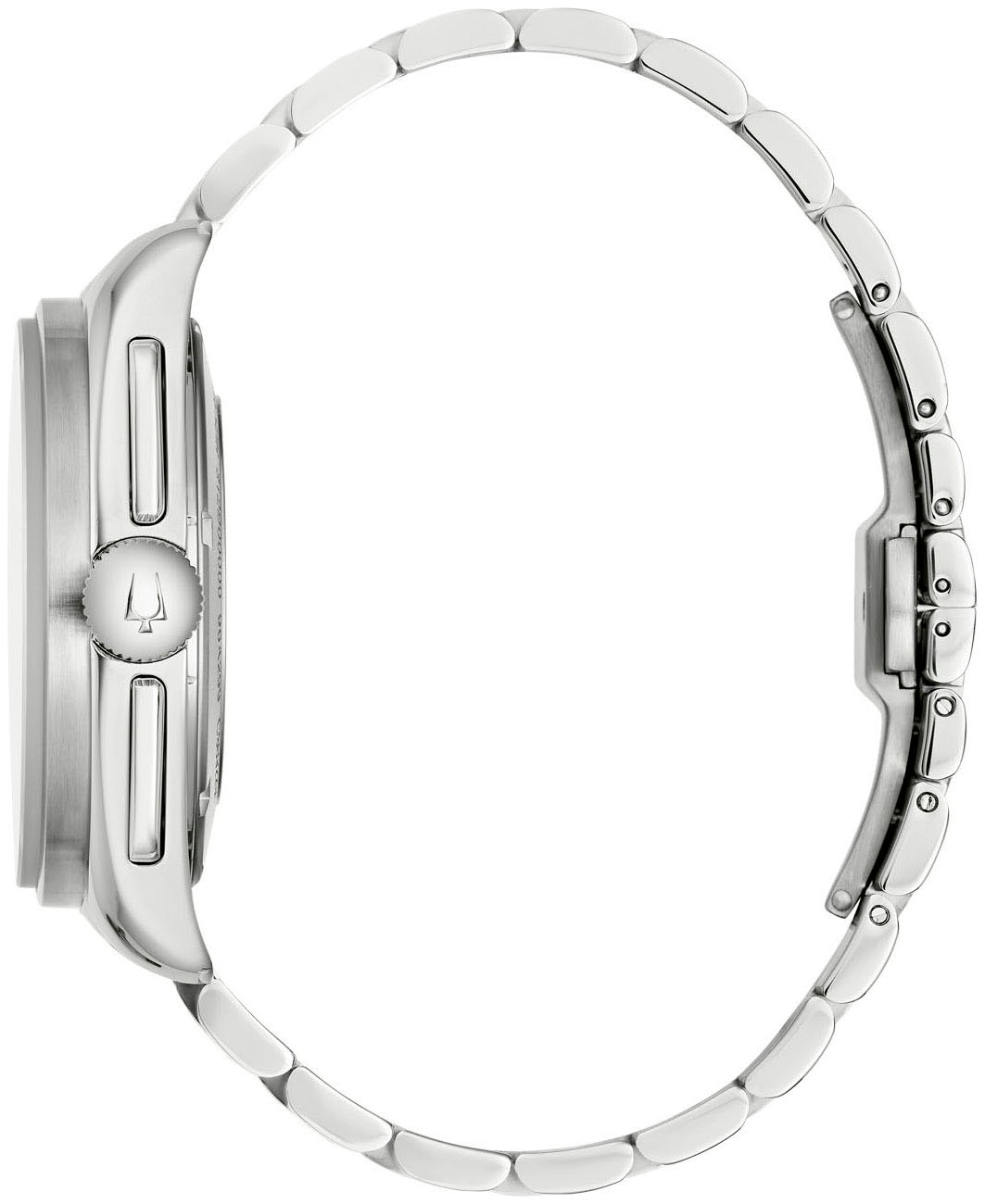 Bulova Chronograph »Lunar Pilot«, Quarzuhr, Armbanduhr, Herrenuhr, Edelstahlarmband