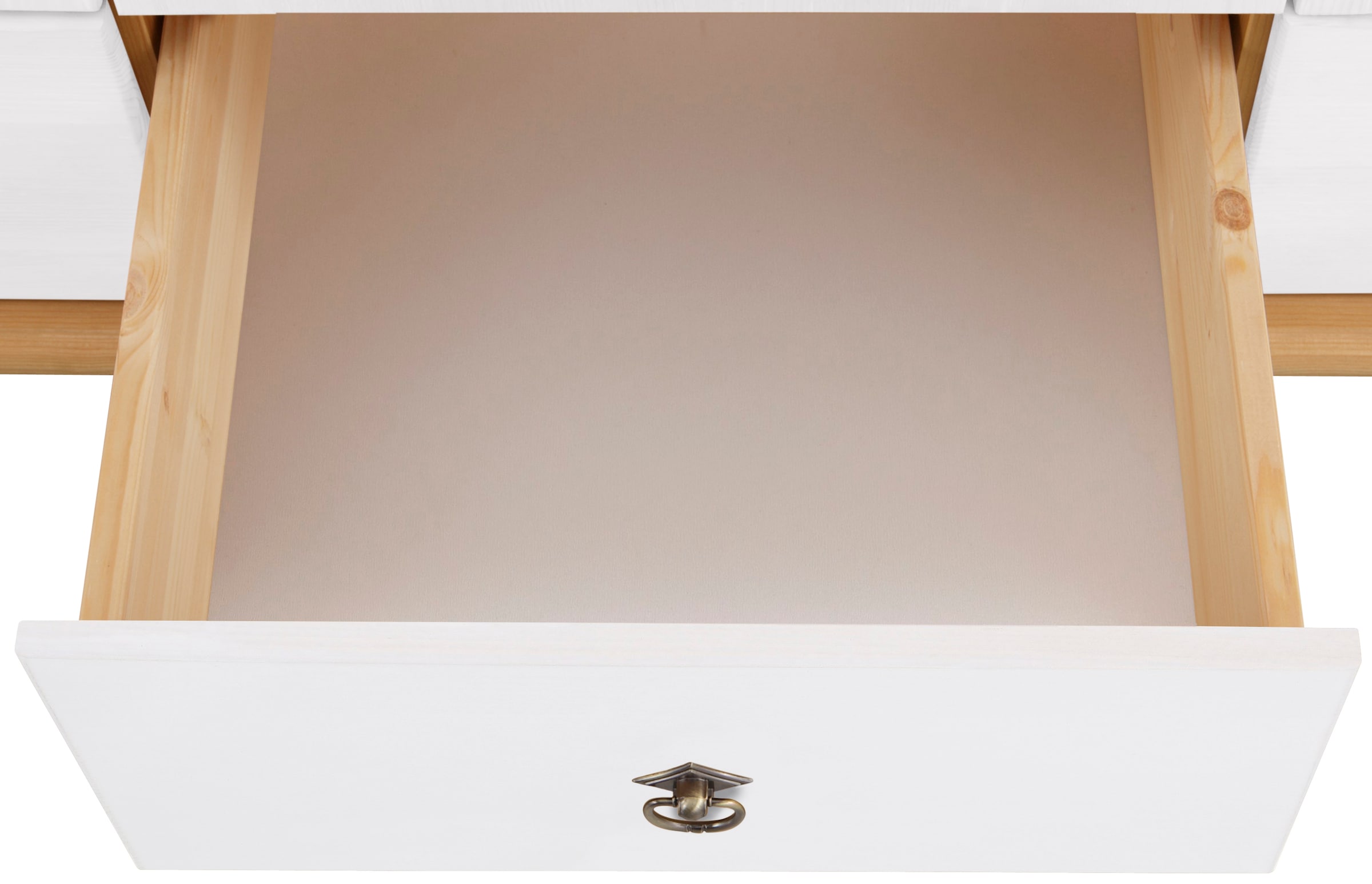 Home affaire Kleiderschrank »Tessin«, Breite 245 cm, Kiefer massiv, mit  Spiegel auf Rechnung bestellen