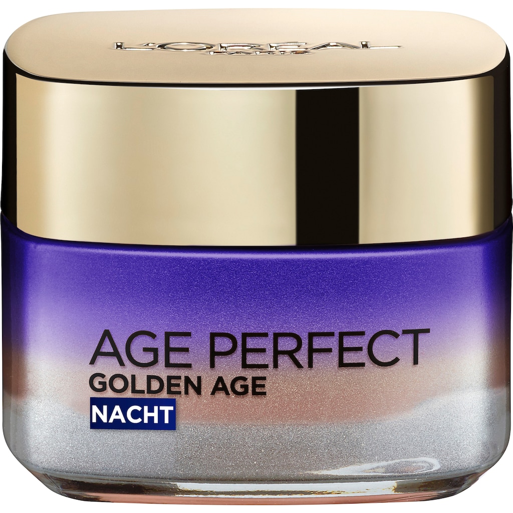 L'ORÉAL PARIS Feuchtigkeitscreme »Age Perfect Golden Age Rosé-Nachtpflege«, mit Neo-Calcium