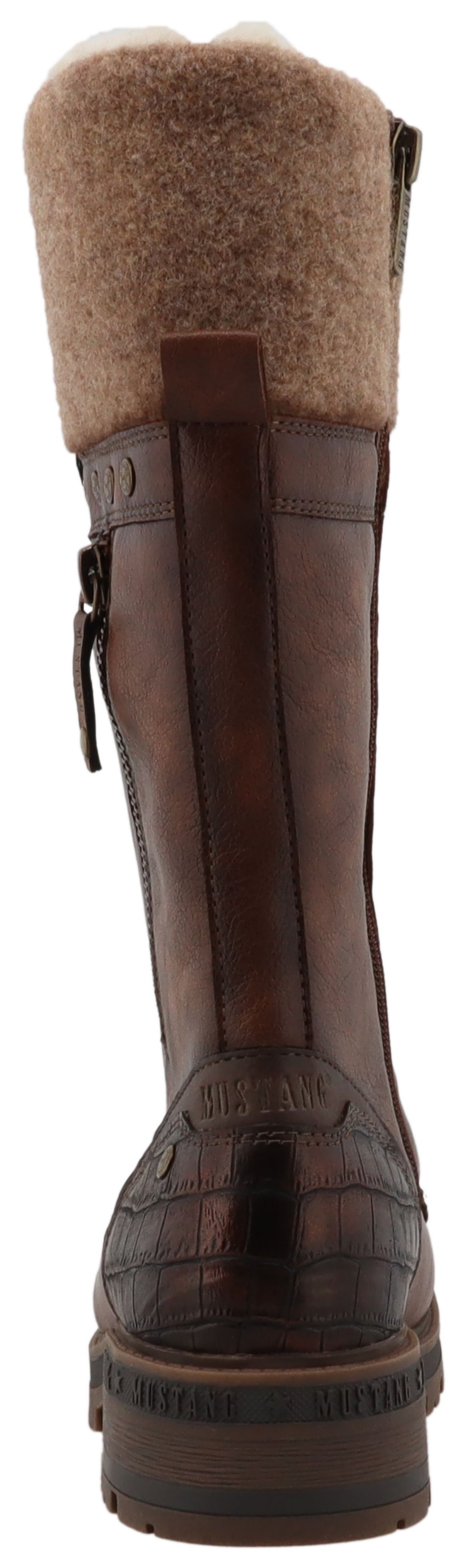 Mustang Shoes Winterstiefel »Darleen«  Schnürstiefel mit Reißverschluss