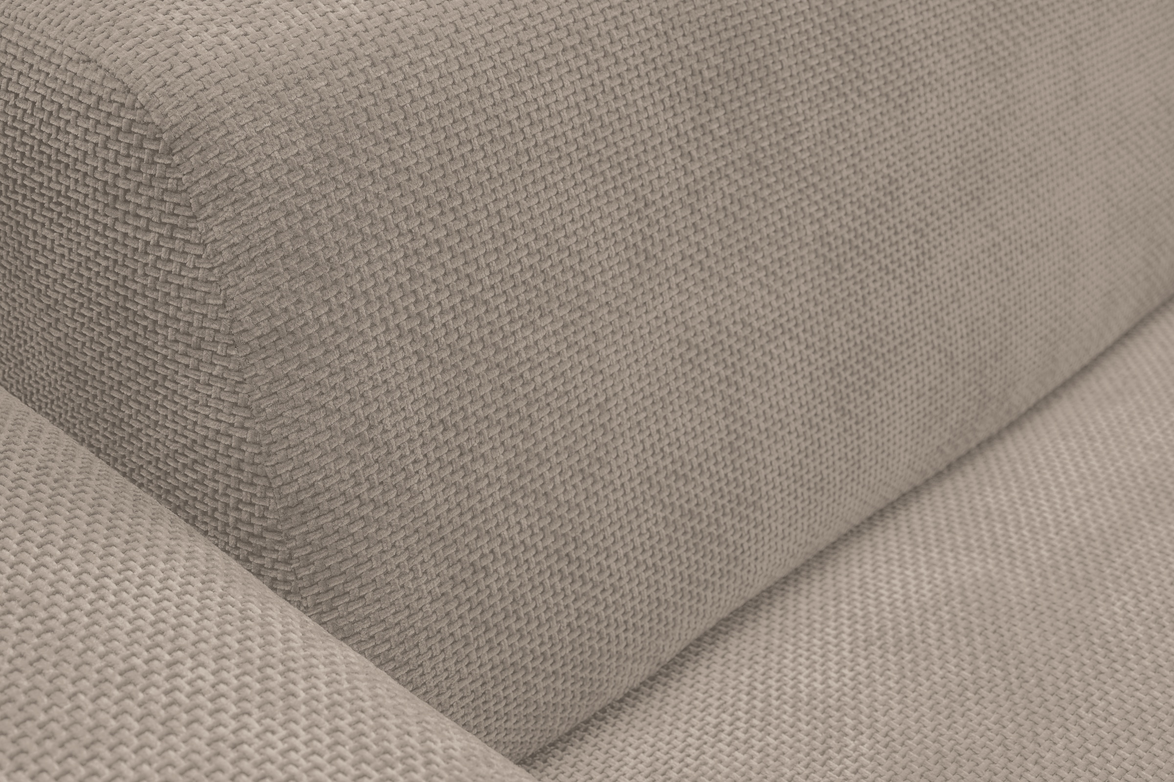 WERK2 Ecksofa »Zeus-L modern und zeitlos, Breite 253cm, bequemes Sofa«, Curvy Trend Ecksofa mit urbaner Optik