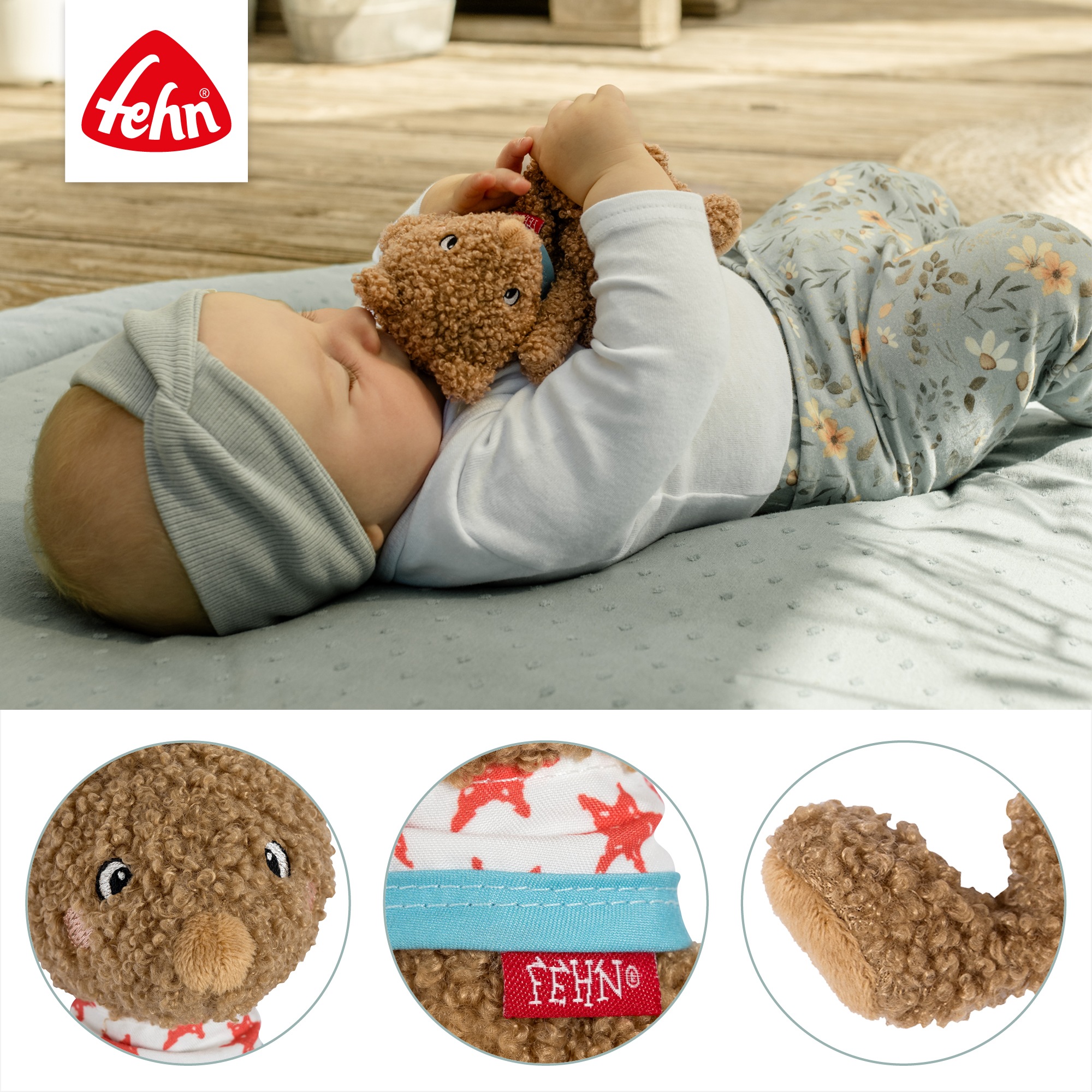 Fehn Kuscheltuch »FredErik, Bär klein«