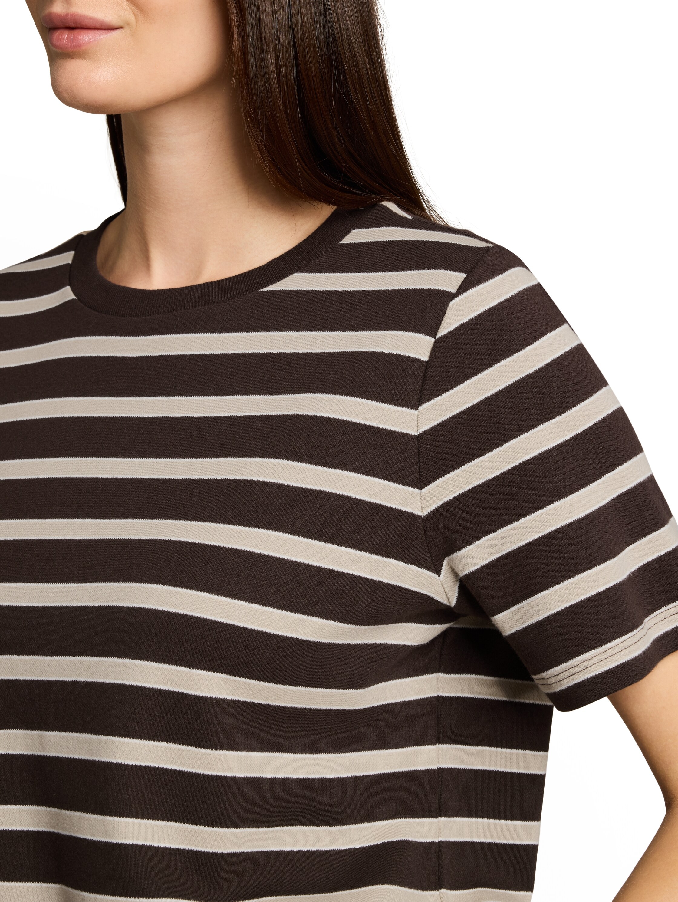 TOM TAILOR Kurzarmshirt Sommershirt mit Prints und Rundhals