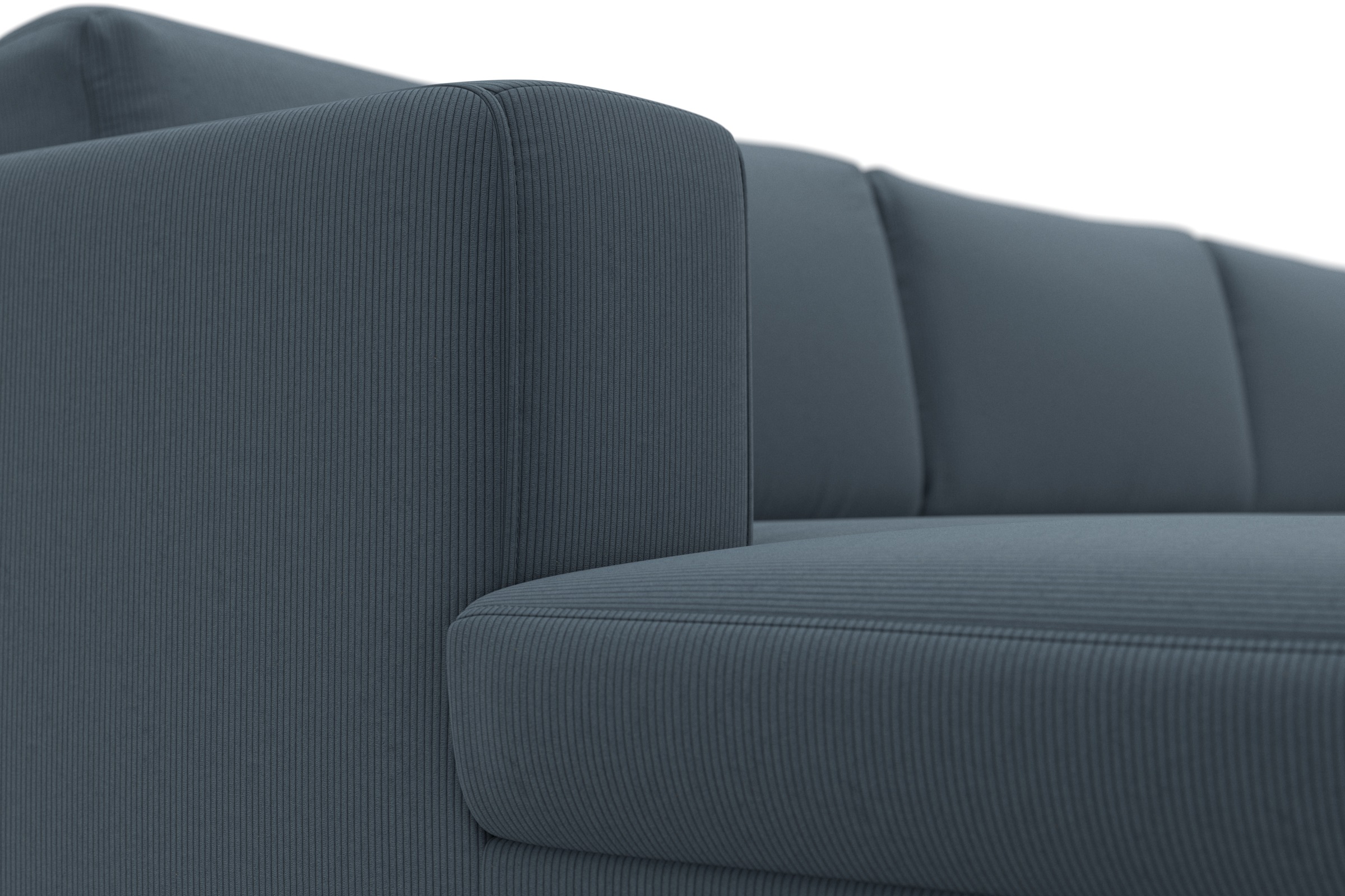 DOMO collection Wohnlandschaft »Modica U-Form«, XXL, in moderner Optik mit, 2 großzügigen Recamieren, auch in Cord