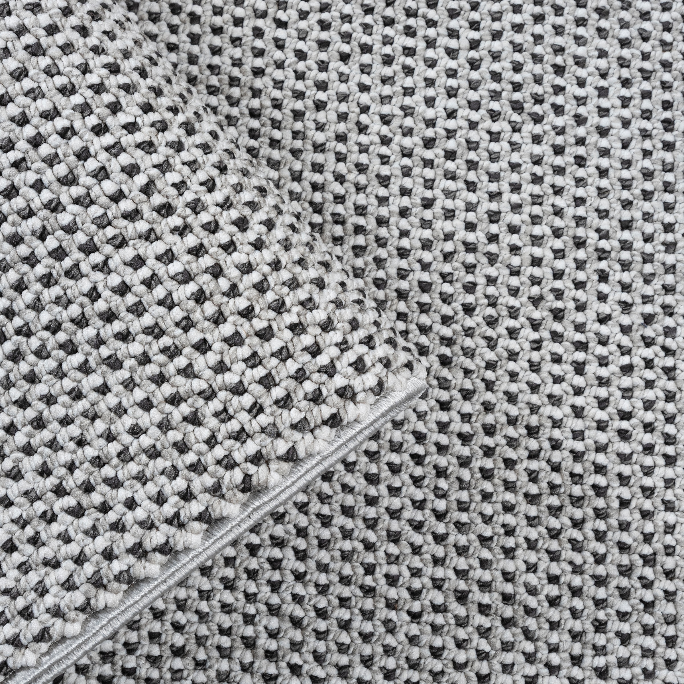 Sanat Teppich »Lora Plus, auch als Läufer«, rechteckig, 5 mm Höhe, Kurzflor, uni, gekettelt, Wohnzimmer, Kinderzimmer