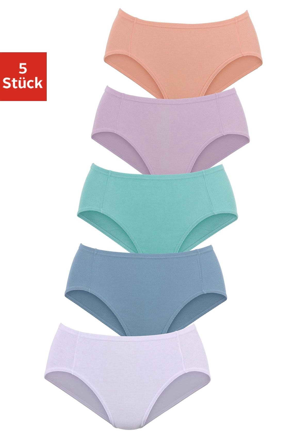 petite weicher Pikee-Qualität ♕ aus Slips, Jazz-Pants St.), (Packung, 5 bei fleur