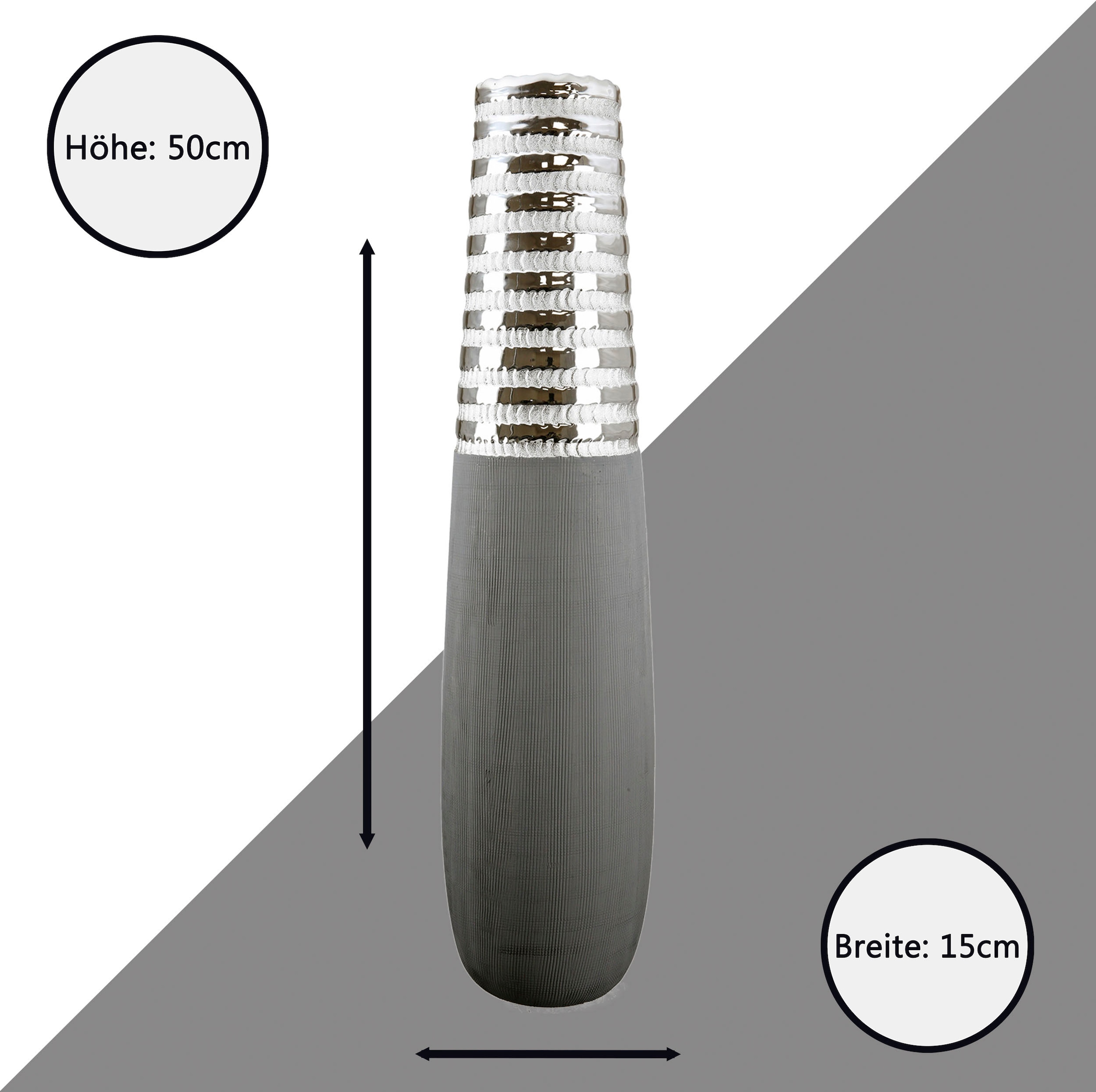 GILDE Dekovase »Newtown« aus Keramik