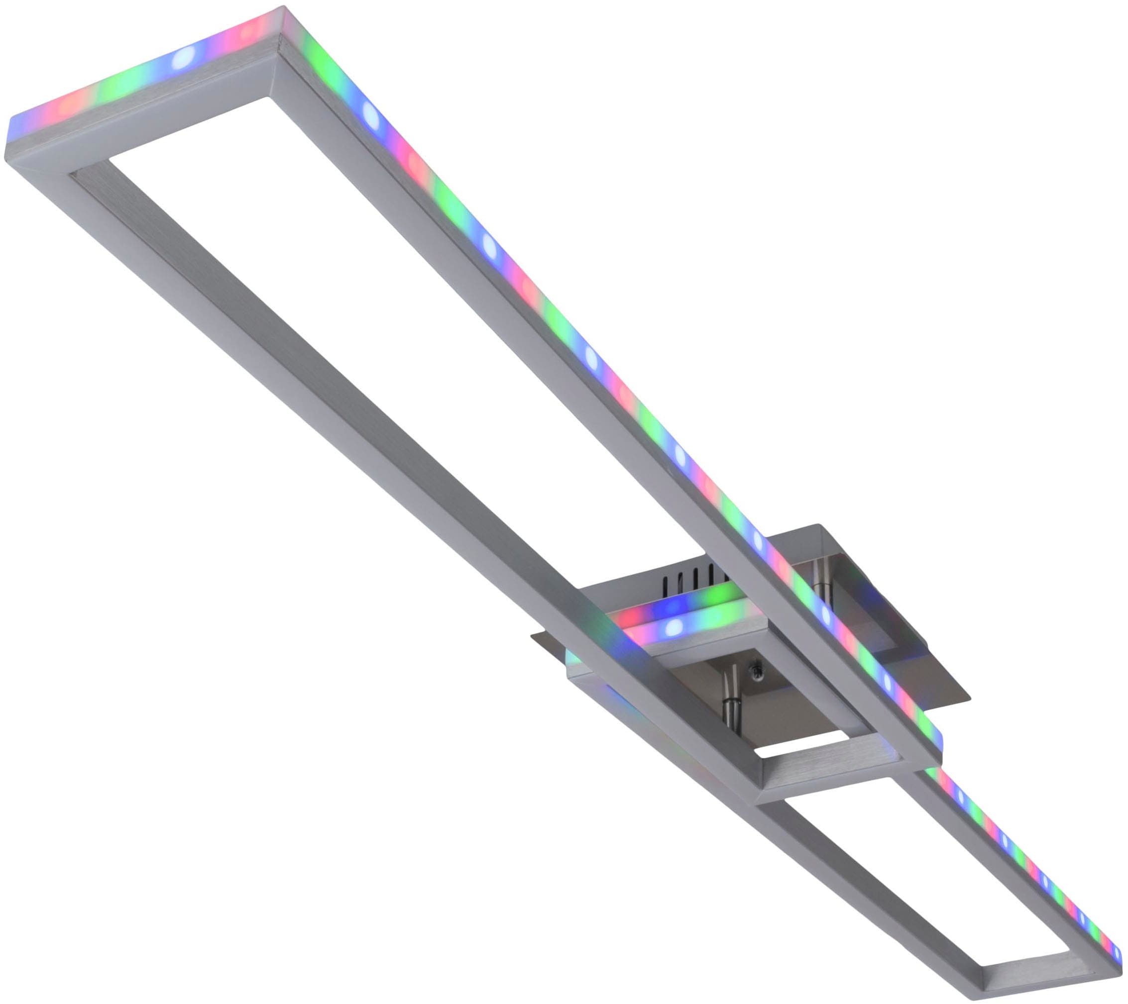 näve LED Deckenleuchte »BANTRY«, 1 flammig, CCT, RGB-Backlight, dimmbar, Memory, Zeitschaltuhr, Nachtlicht