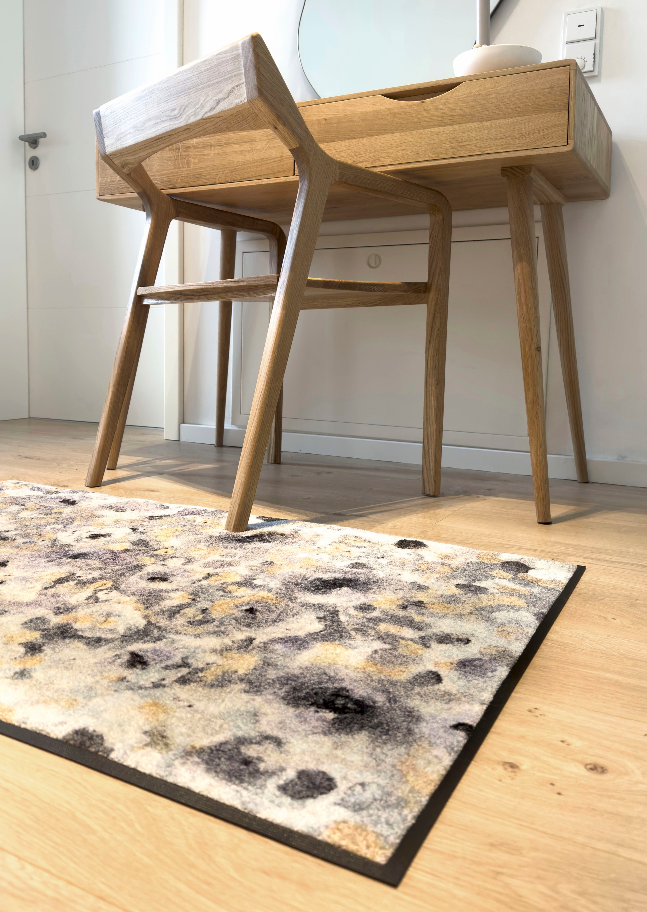 wash+dry by Kleen-Tex Fußmatte »Light Blossom« rechteckig 7 mm Höhe