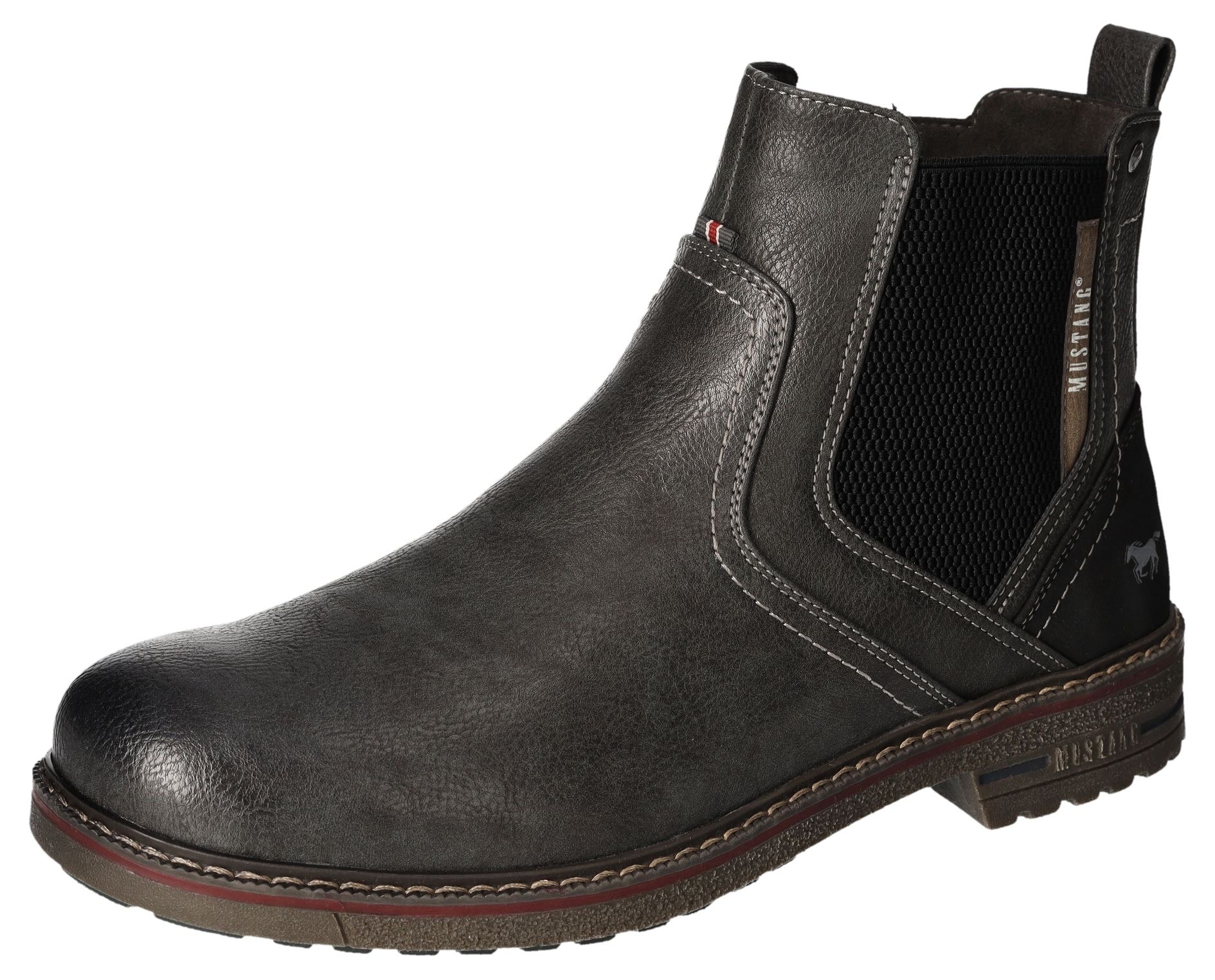 Mustang Shoes Chelseaboots, Stiefelette, Business Schuh im klassischen Design, Weite G