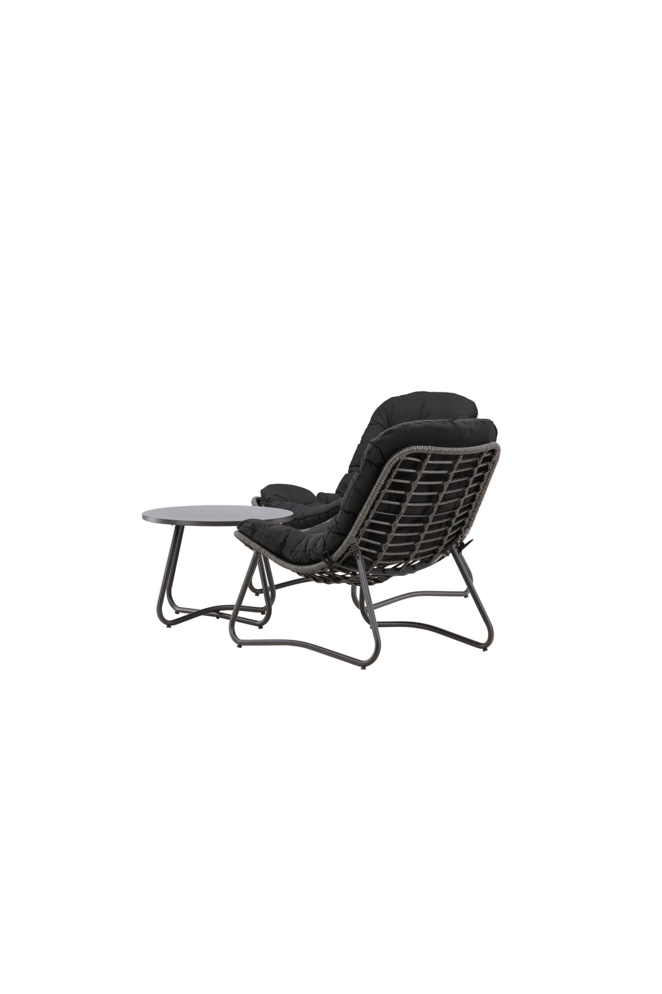 Venture Home Gartenlounge-Set »Cala, großzügiges Outdoor-Set für hohen Sitzkomfort« 3 tlg. Loungemöbel rund, Stoffbezug, angenehm, weich