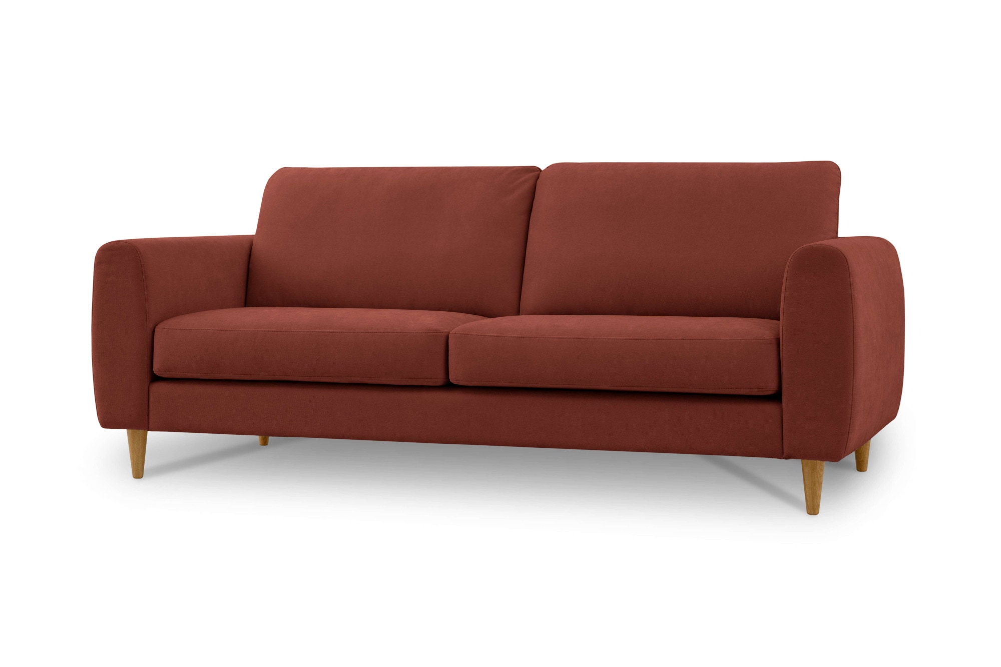 OTTO home 3-Sitzer »Finnian« 212 cm, Chenille, elegante Massivholzfüße