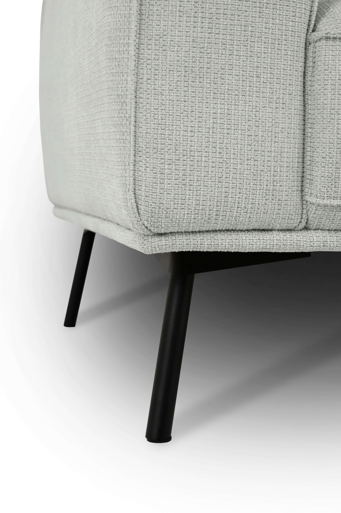 OTTO home Ecksofa »Vosby« 260 cm, Chenille,  mit dekorativer Kedernaht, Wellenunterfederung