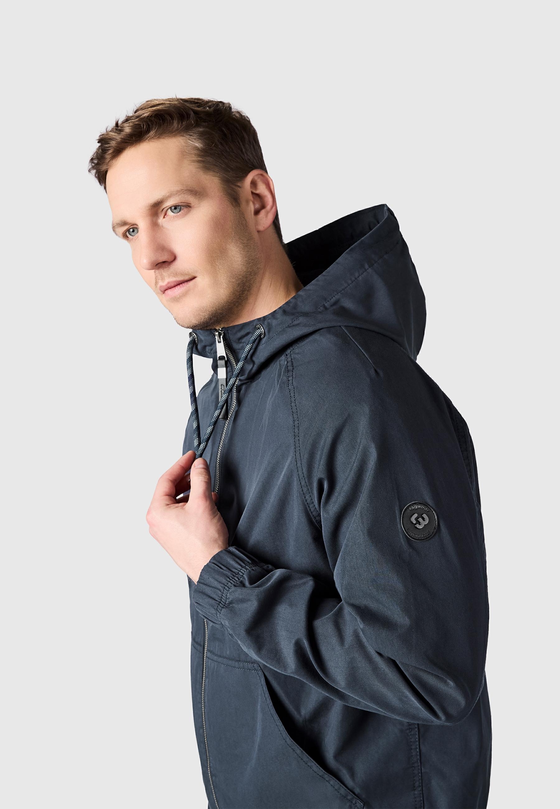 Ragwear Outdoorjacke »Outdoorjacke Roog YOUMODO« mit Kapuze Leichte Herren Übergangsjacke mit Kapuze