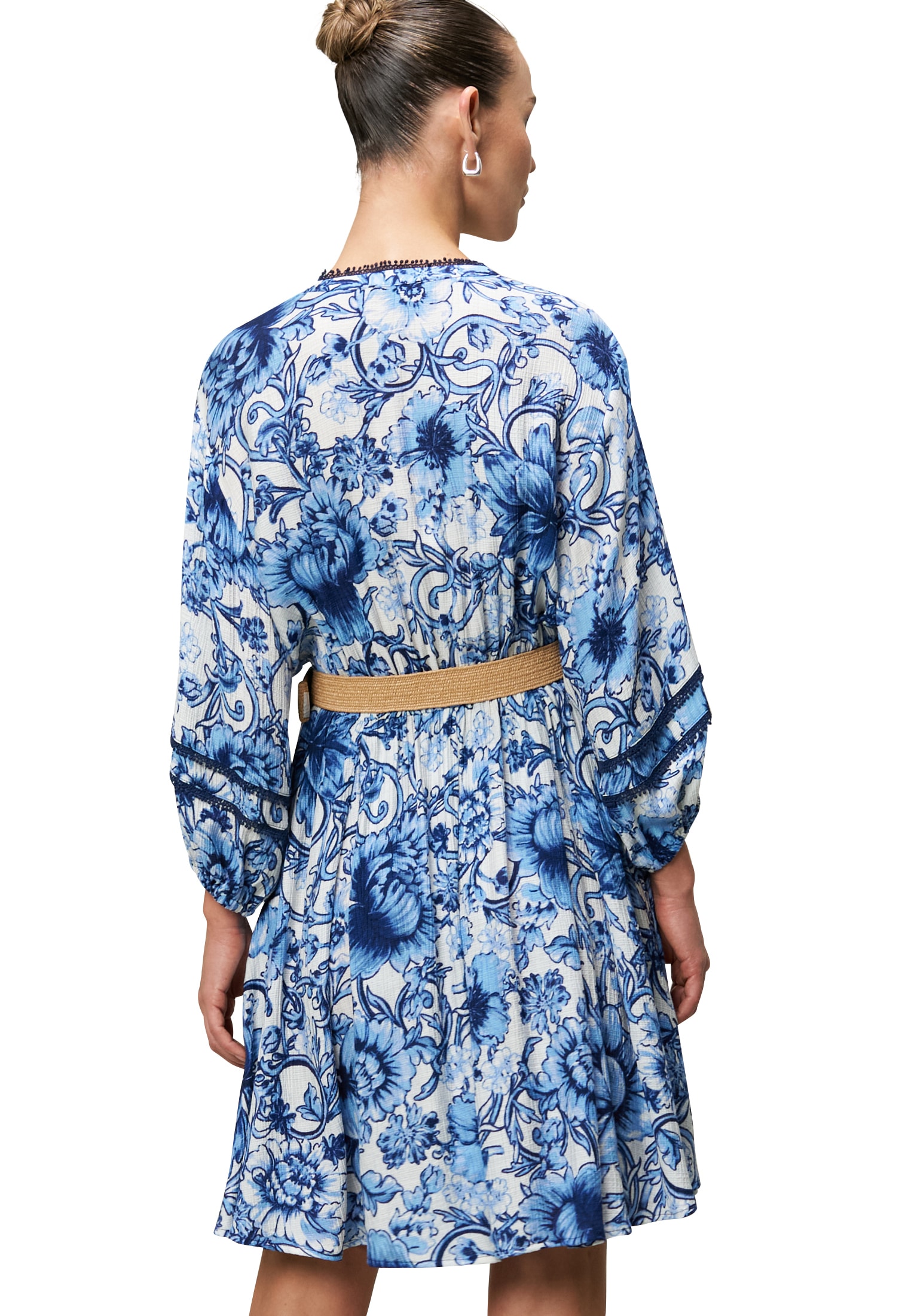 Zero Minikleid »Minikleid mit Blumendruck«