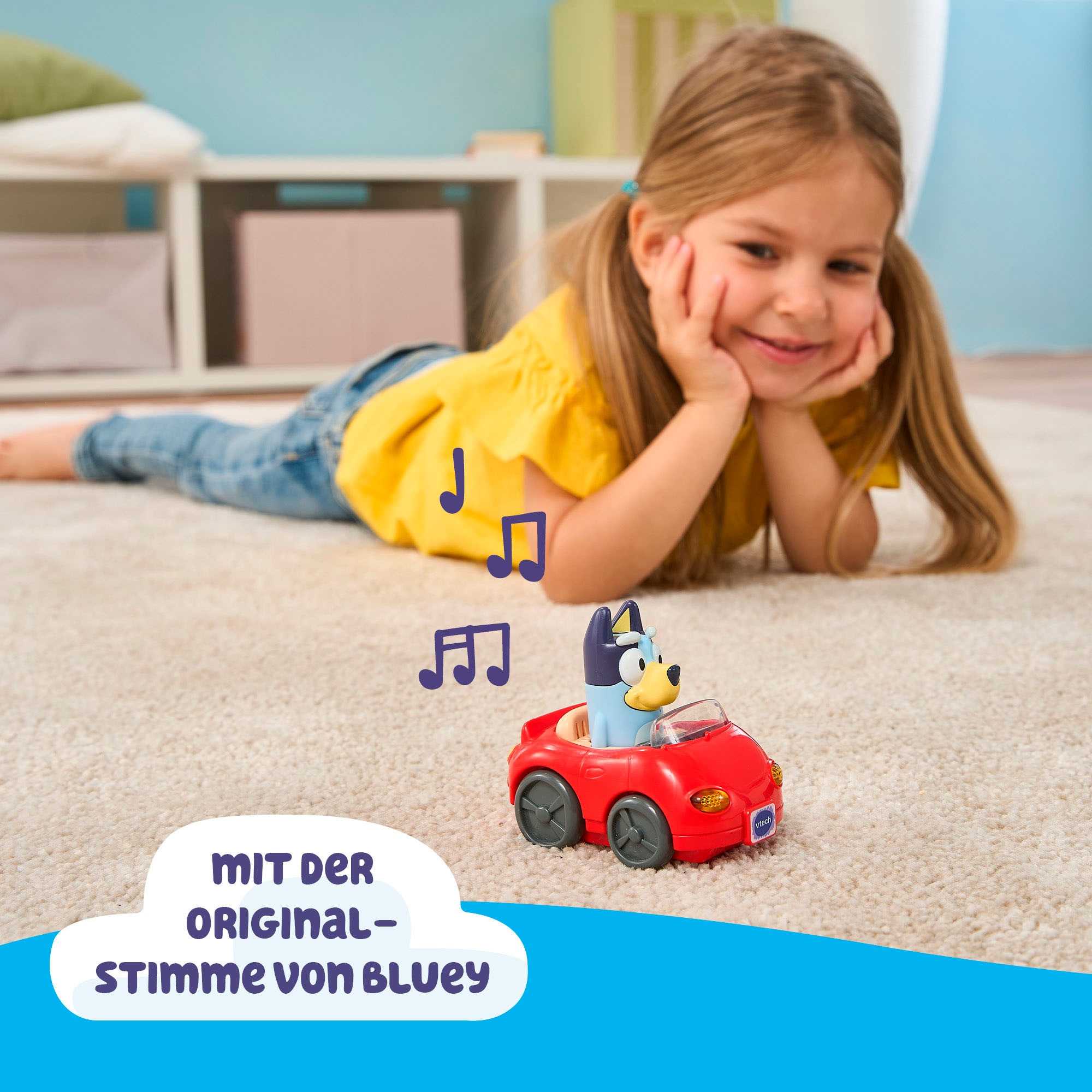 Vtech® Spielzeug-Auto »Tut Tut Baby Flitzer - Blueys Cabrio« mit Licht und Sound