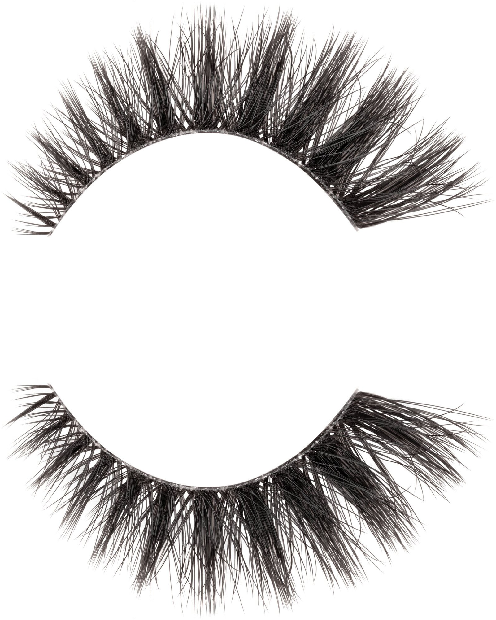 Essence Bandwimpern »what the fake! false lashes«, (Set, 3 tlg.), Ultradünnes Wimpernband, wiederverwendbar, mitgelieferter Kleber.