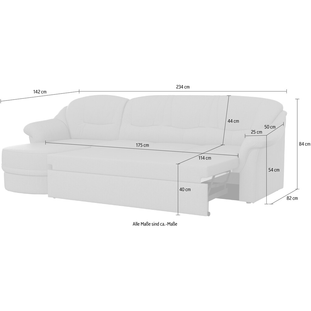 DOMO collection Ecksofa »Montana L-Form«