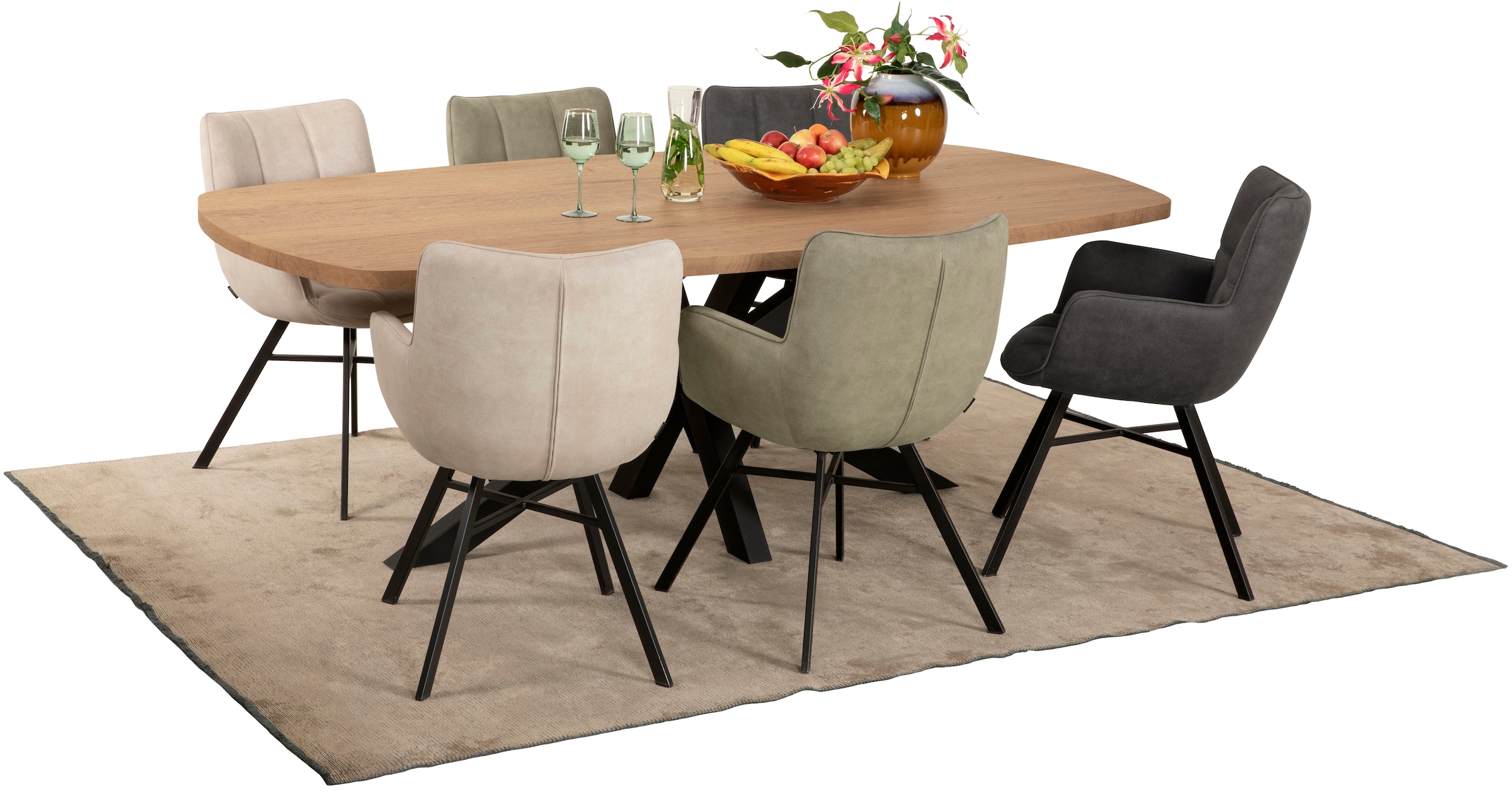 OMG Design Armlehnstuhl »Marcon« (Set) 1 Stk.Esszimmerstuhl, pflegeleichter Bezug