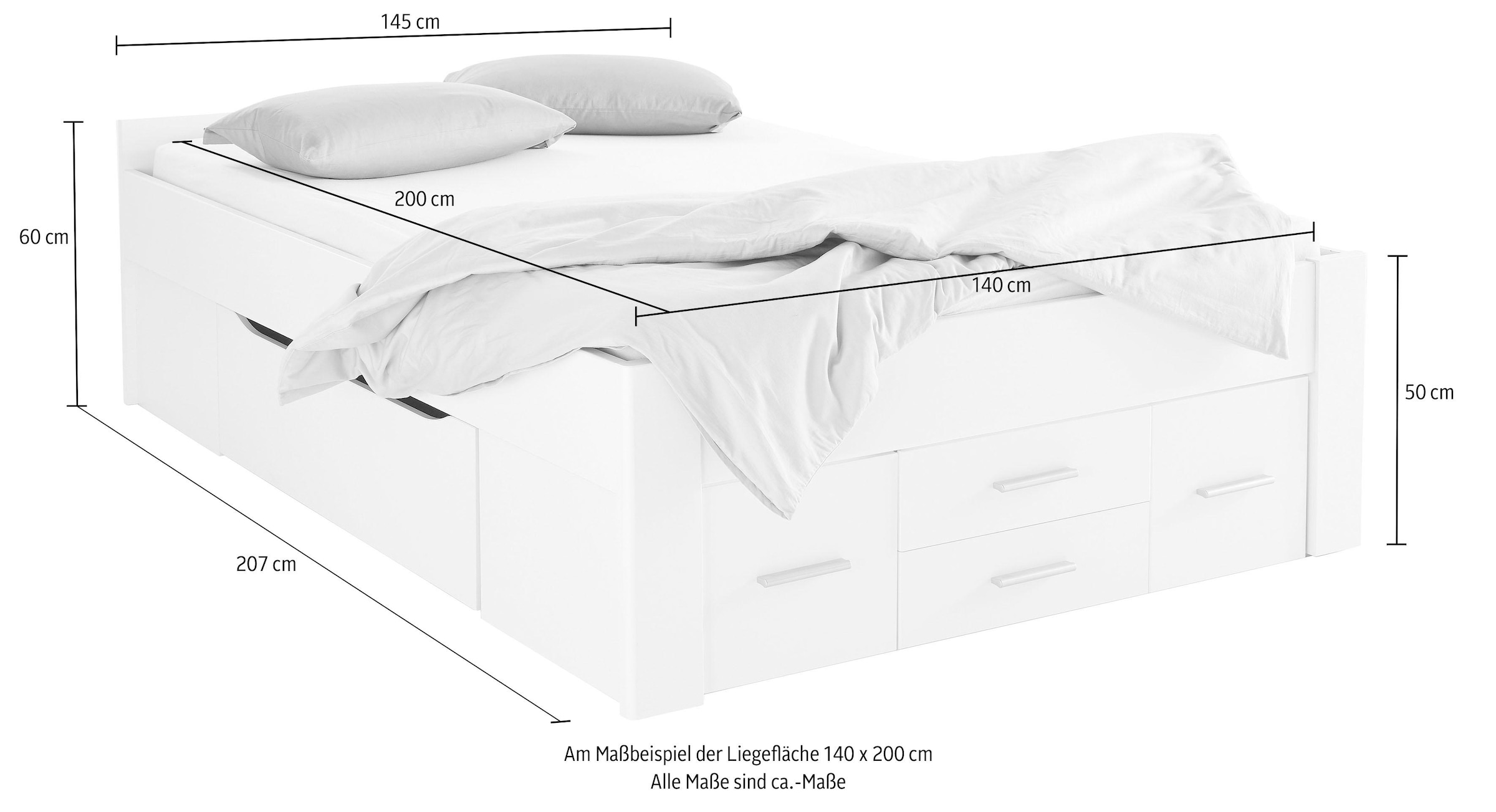 rauch Bett »Scala« mit Schubkästen in 3 Varianten