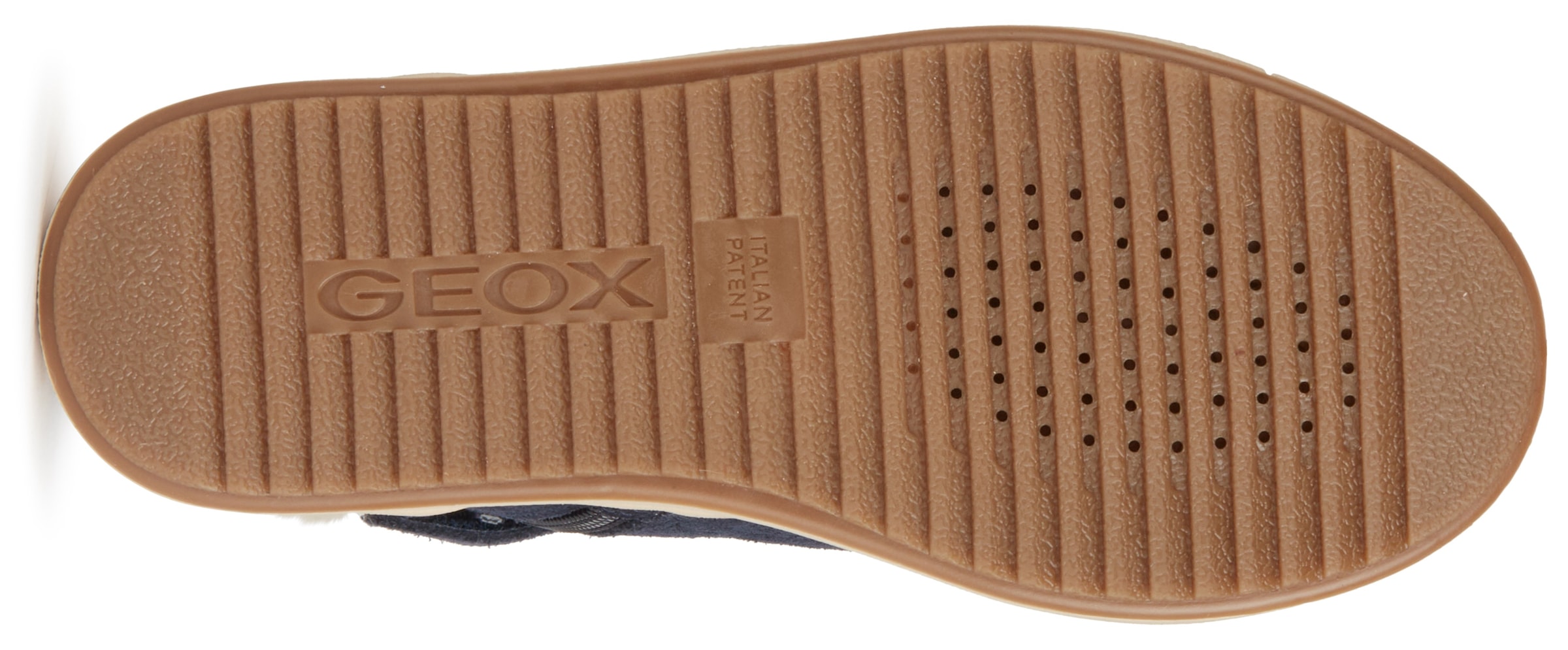 Geox Winterboots »J REBECCA GIRL WPF«, Schnürstiefel, Kinderstiefel mit Fellimitat