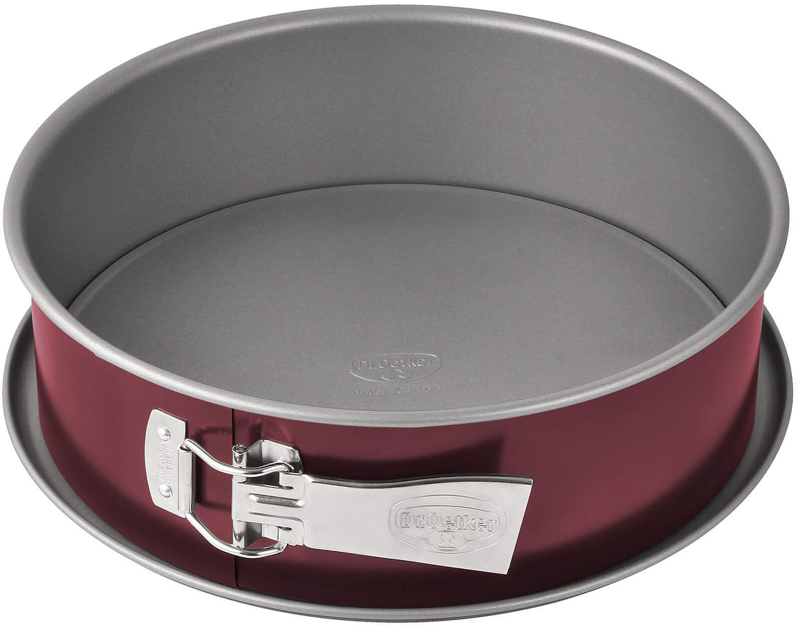 Dr. Oetker Küchenhelfer Springform "Back-Liebe Bicolor, mit Auslaufschutzboden, Ø 28 cm" Perfekt für Kuchen & Torten, auslaufsicher, mit Antihaftbeschichtung