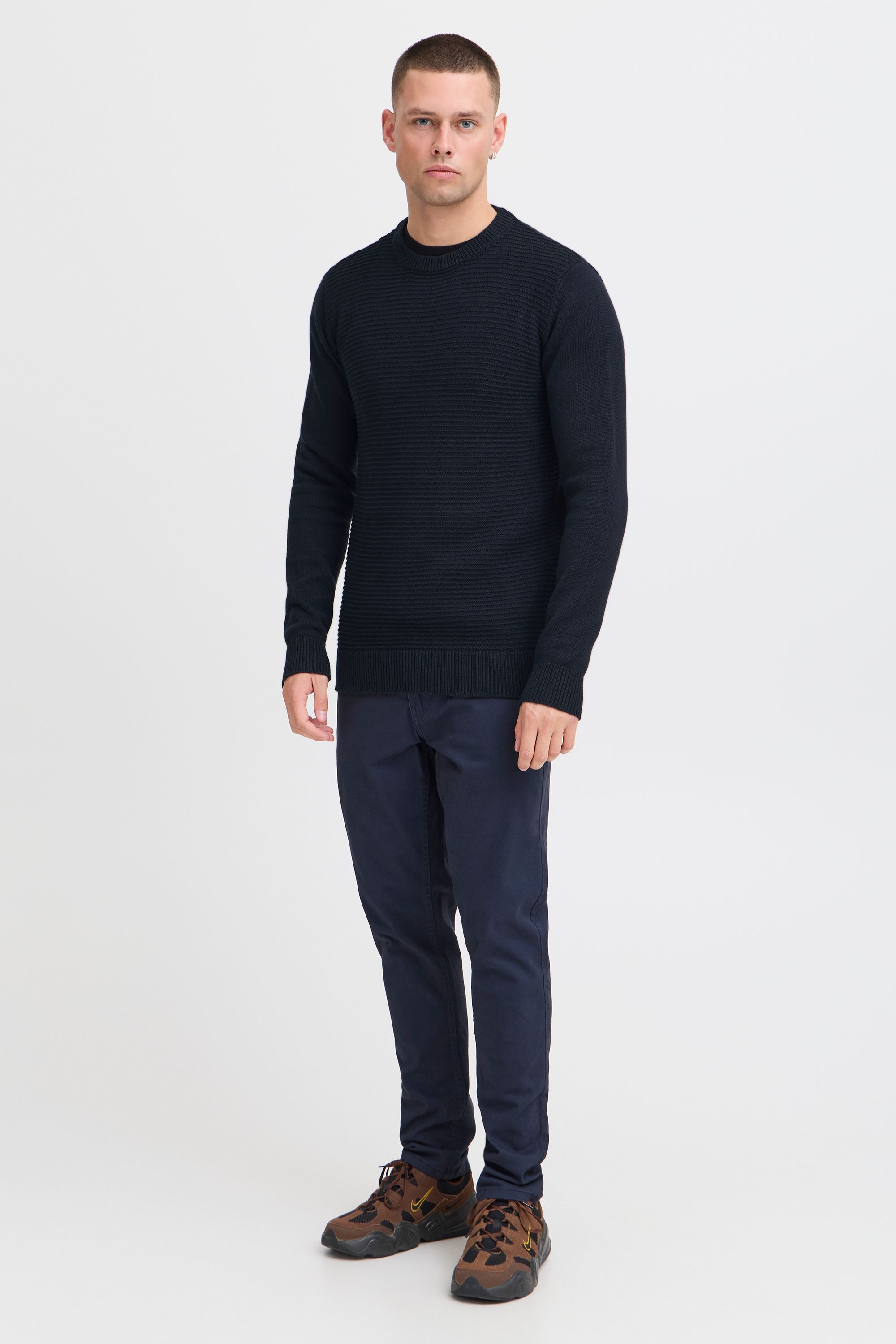 Indicode Strickfleece-Pullover »Strickpullover IDRicardo«