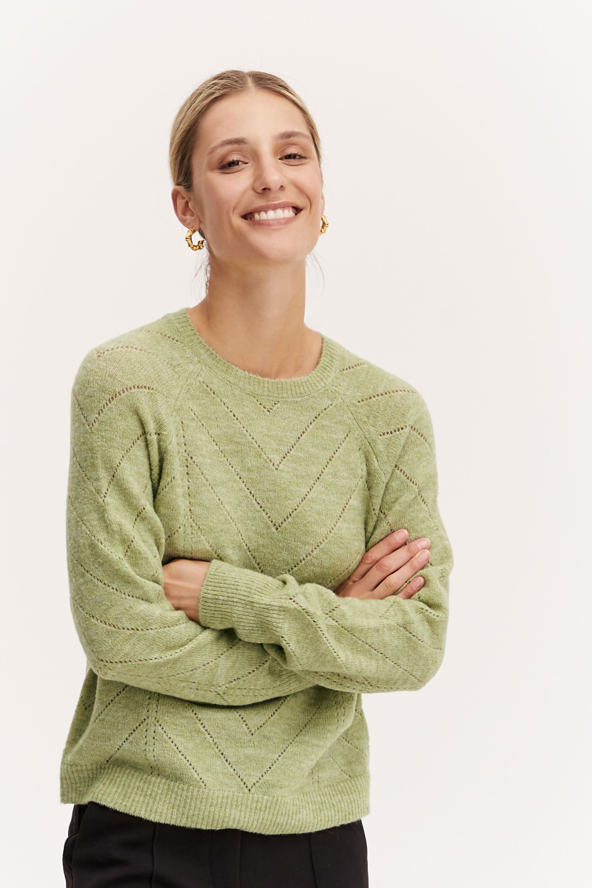 b.young Strickfleece-Pullover »Strickpullover BYMartine«