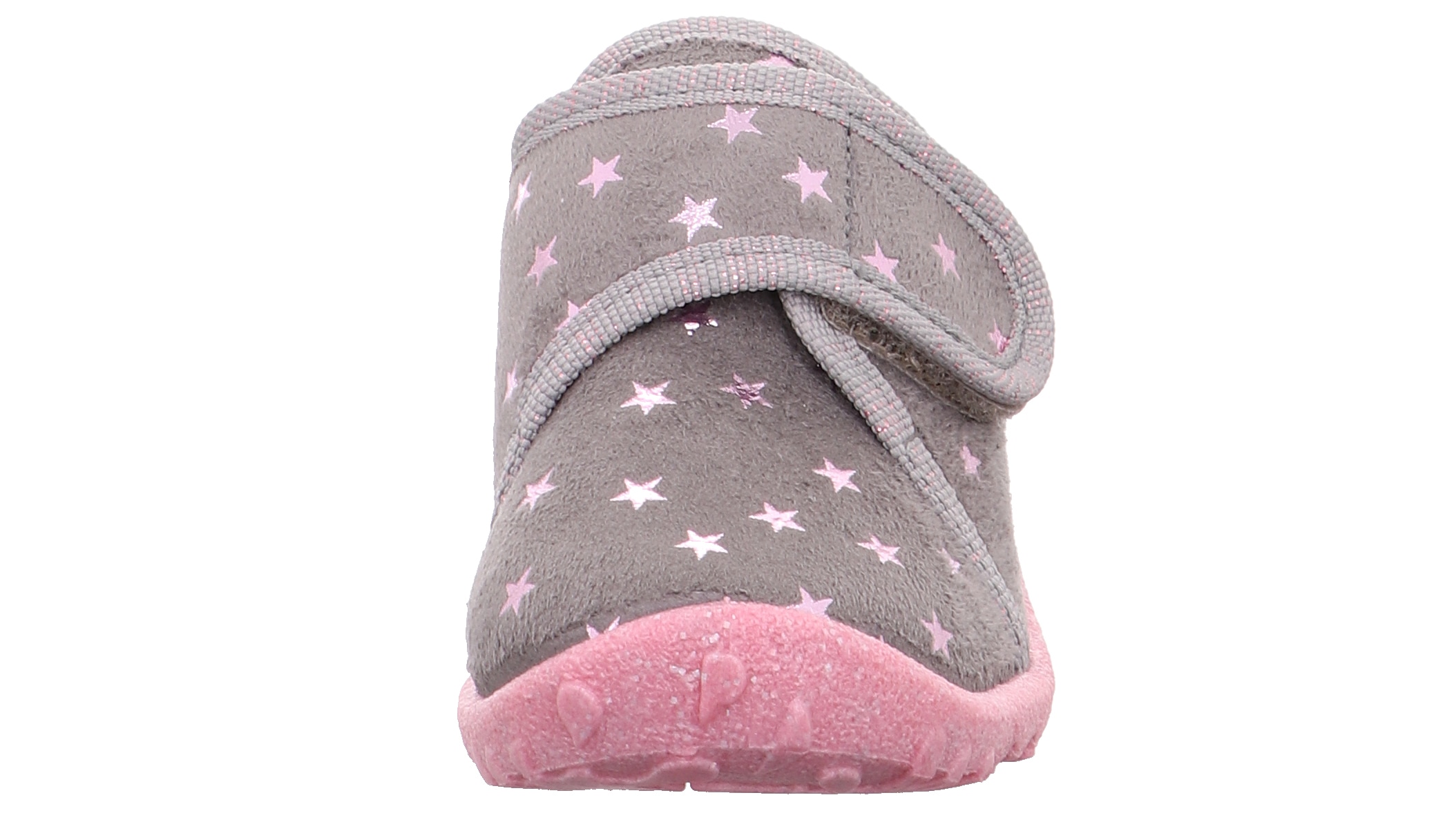 Superfit Hausschuh »SPOTTY WMS: Mittel«, Klettschuh, Kindergarten Schuh mit Motiv, Größenschablone zum Download
