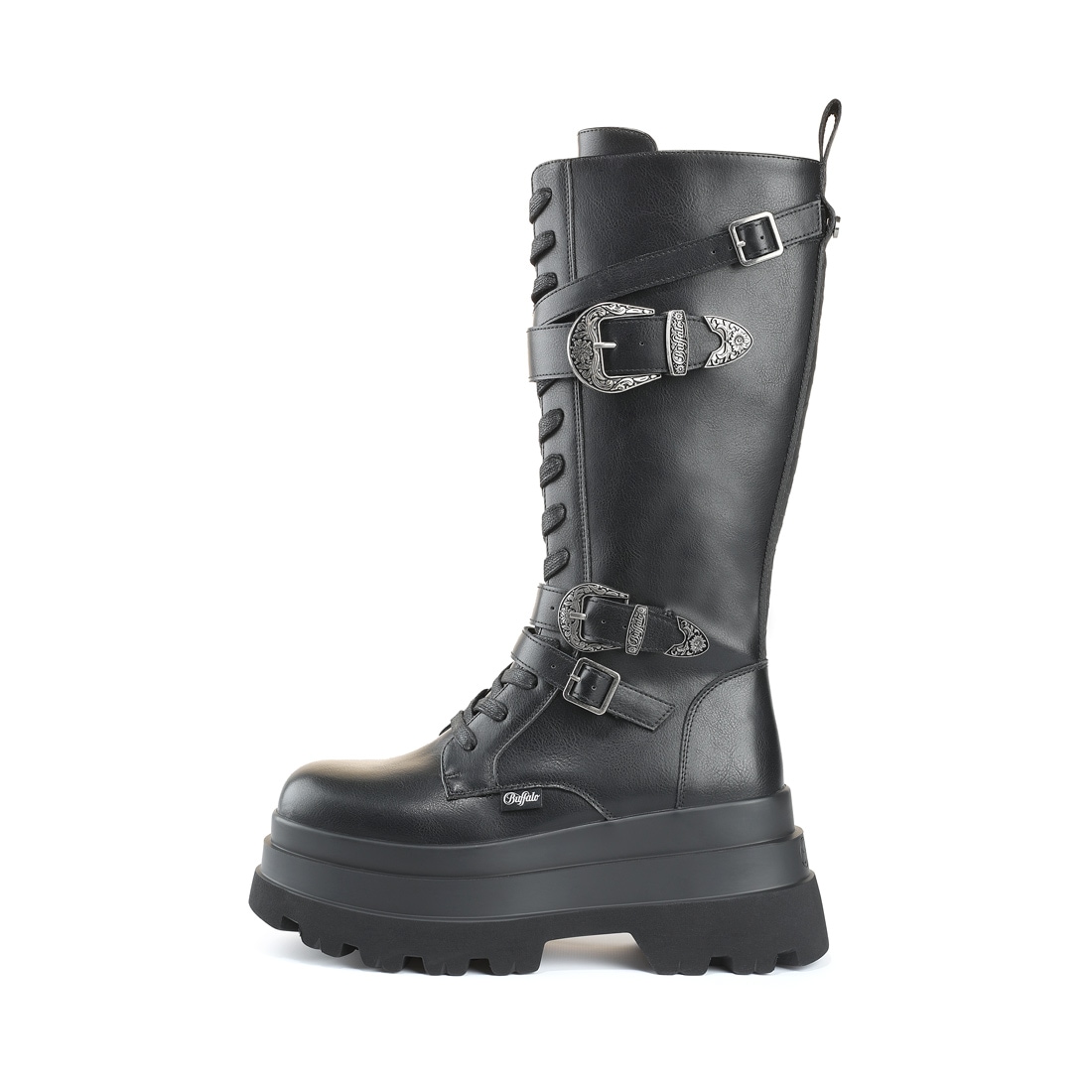Buffalo Schnürstiefel »JUPITER WEST LACE UP HIGH«  Plateaustiefel mit Memory Foam-Innensohle