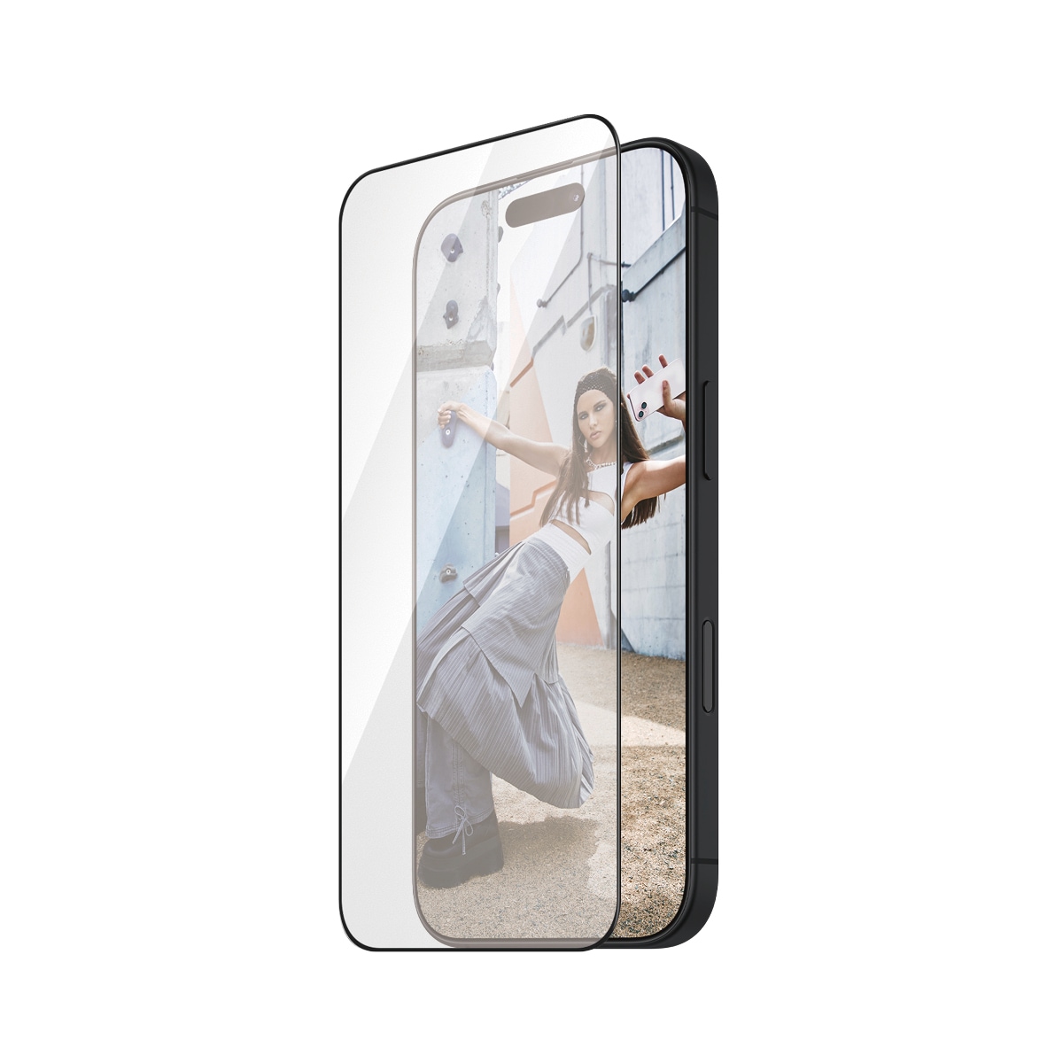 SAFE by PanzerGlass Displayschutzglas »Ultra-Wide Fit Screen Protection«, für Apple iPhone 16 Plus-Apple iPhone 15 Plus, Displayschutzfolie, Schutzfolie, Bildschirmschutz, kratz- & stoßfest