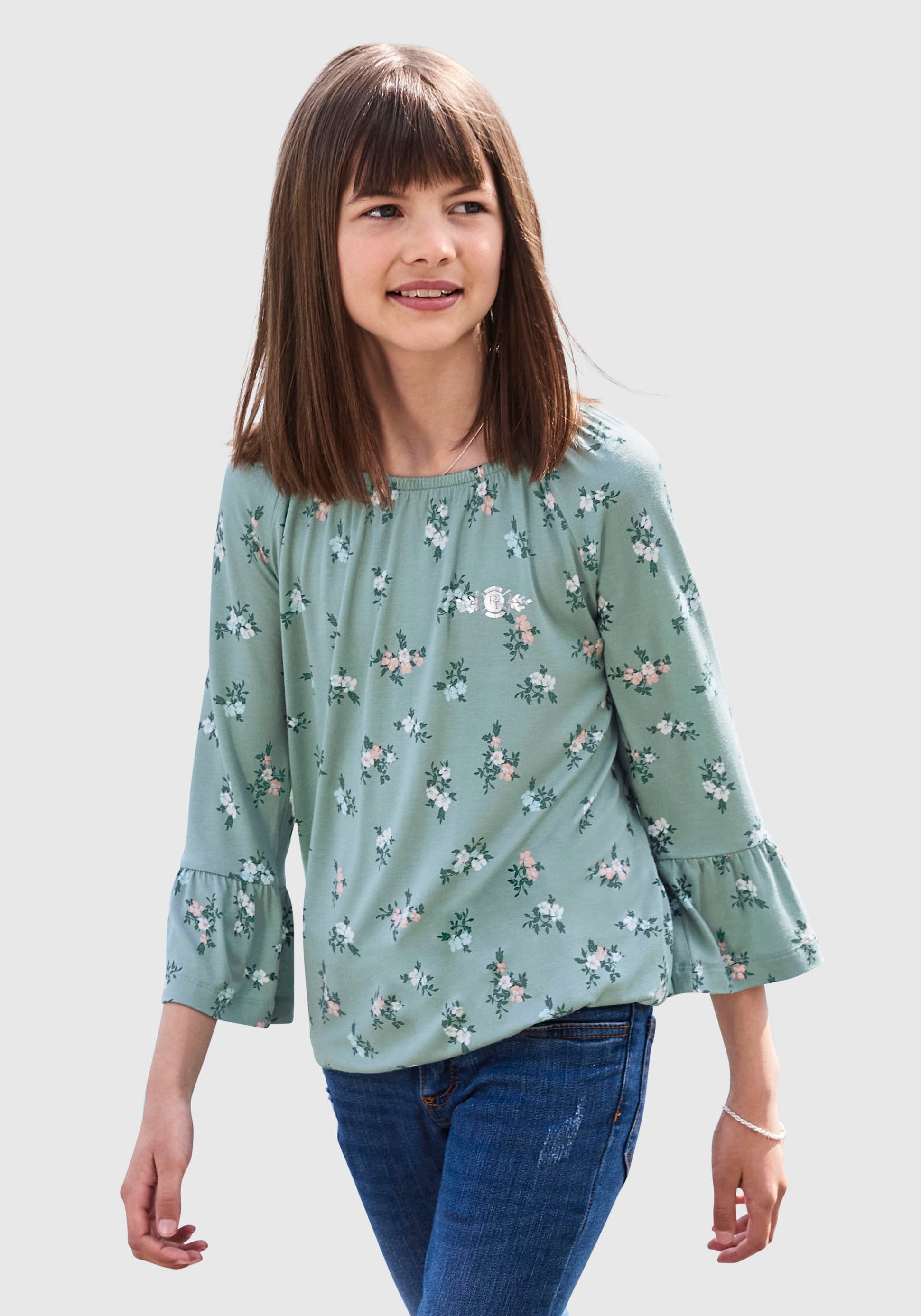 TOM TAILOR Polo Team 3/4-Arm-Shirt, mit großem Carmenausschnitt kaufen