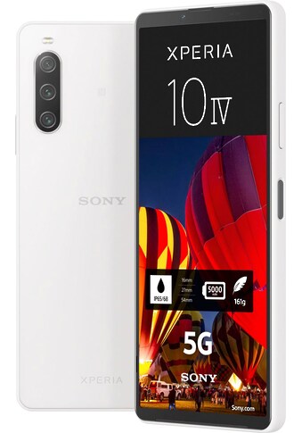 Sony Smartphone »Xperia 10 IV«, weiß, (15,24 cm/6 Zoll, 128 GB Speicherplatz, 8 MP... kaufen