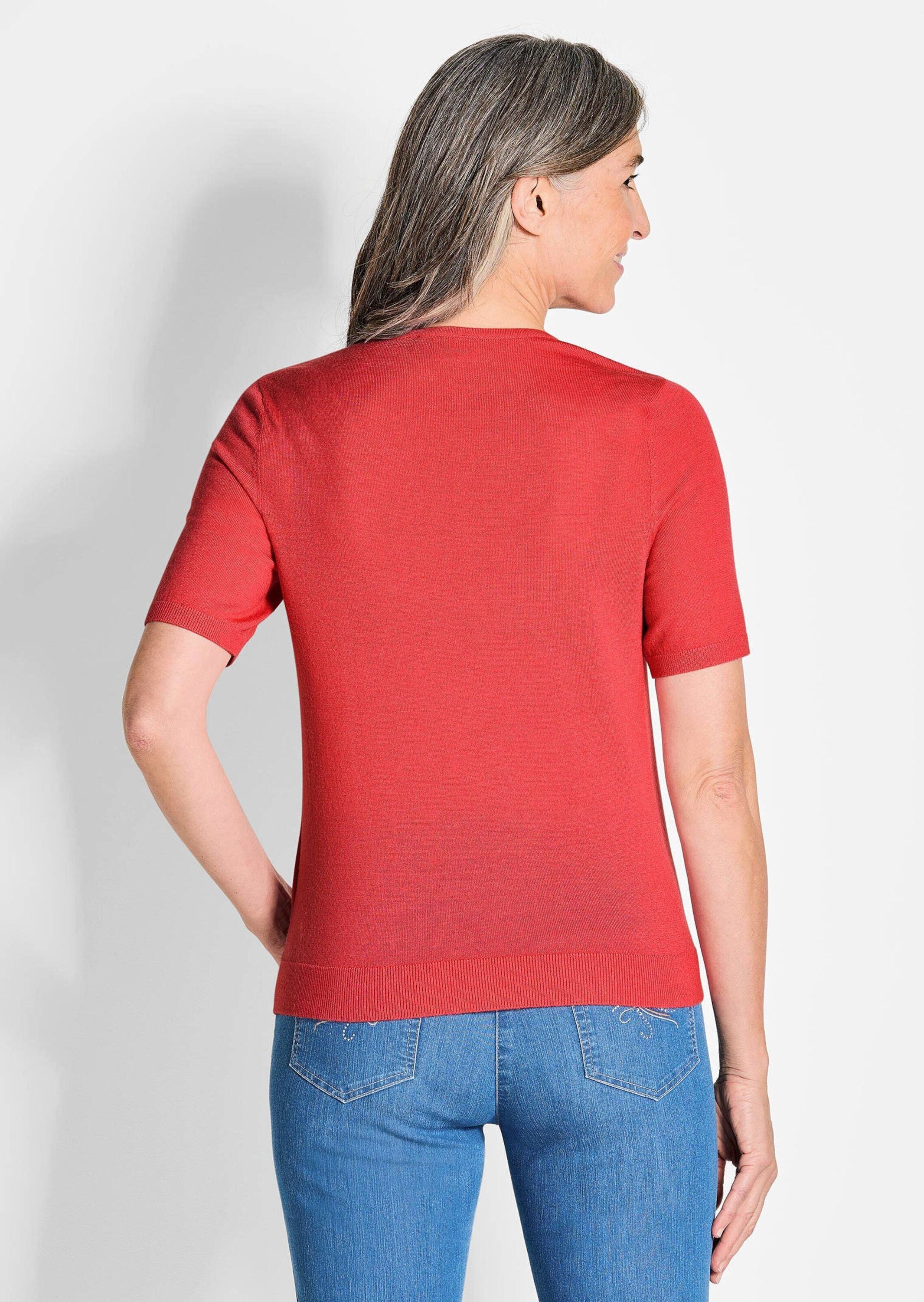 GOLDNER Strickpullover »Strickpullover« Rippenbündchen