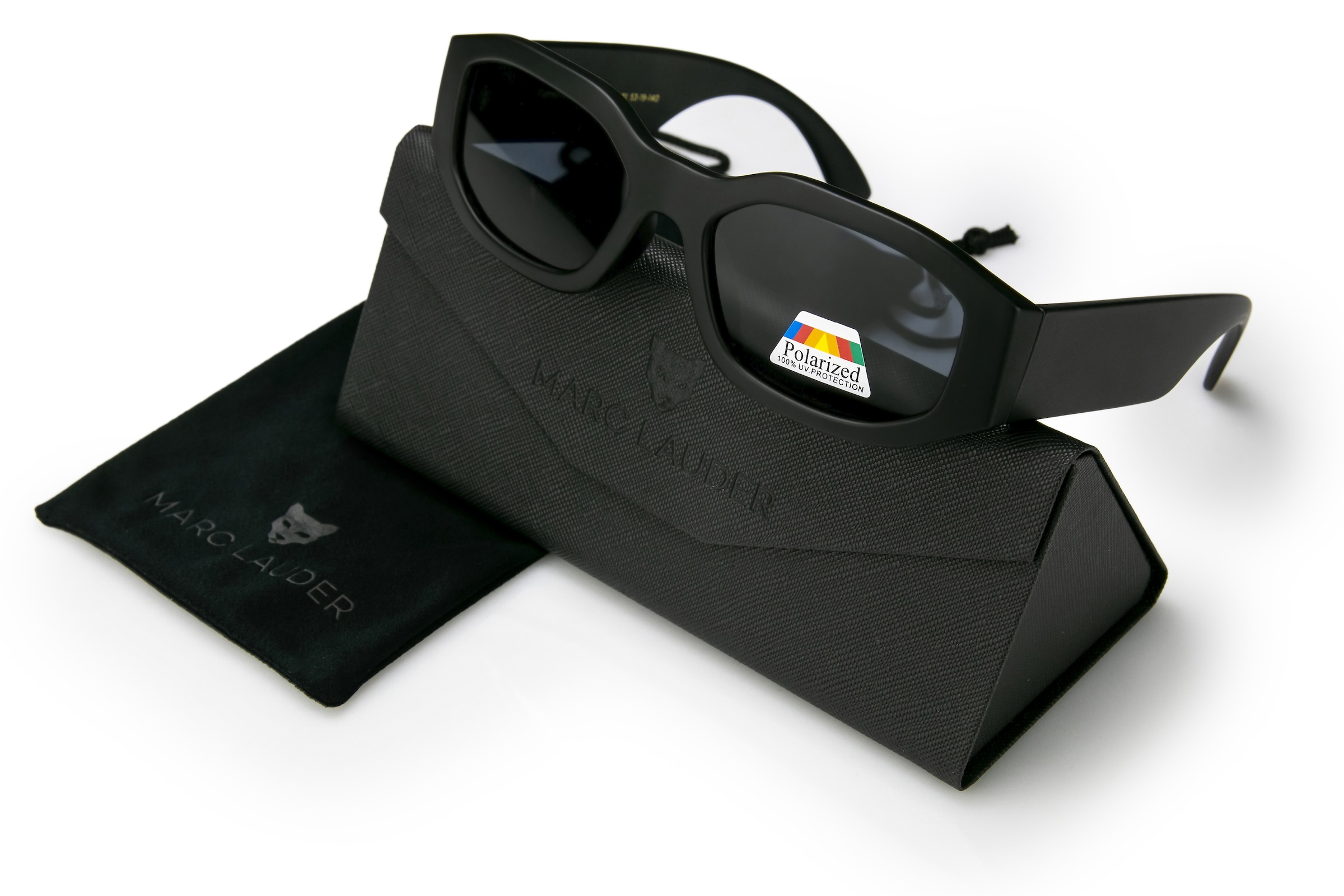 MARC LAUDER Sonnenbrille »MA03-01« 3: dunkles Glas, starke Sonneneinstrahlung
