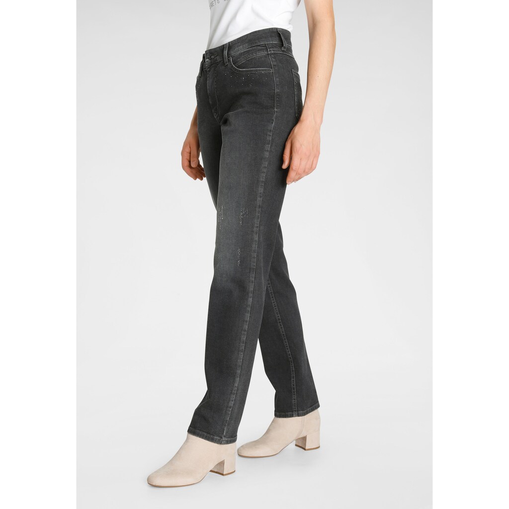 MAC 5-Pocket-Jeans »Melanie Glam Pocket«, mit Strasssteinchen