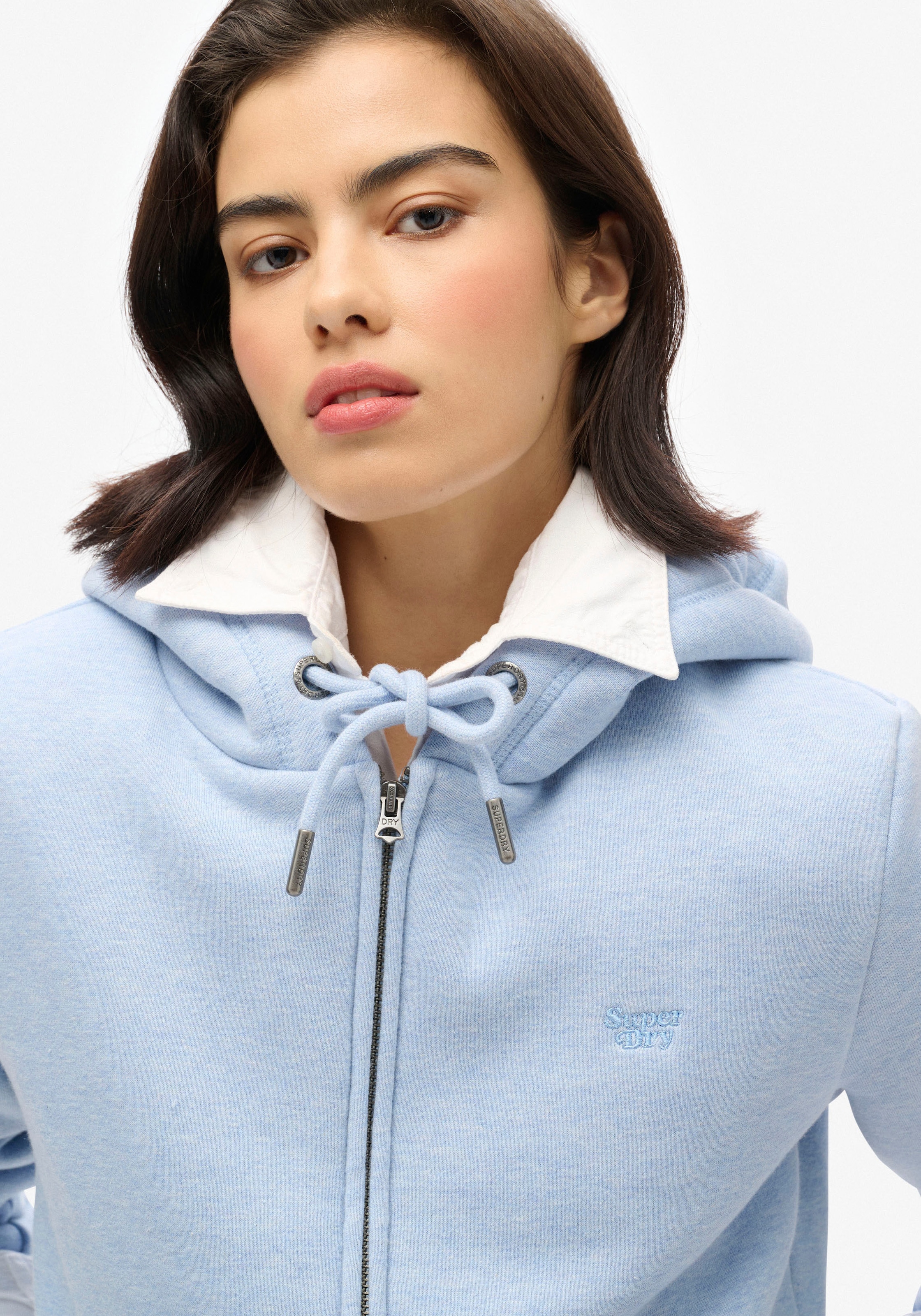 Superdry Kapuzensweatjacke »ESSENTIAL BORG LINED ZIP HOOD«