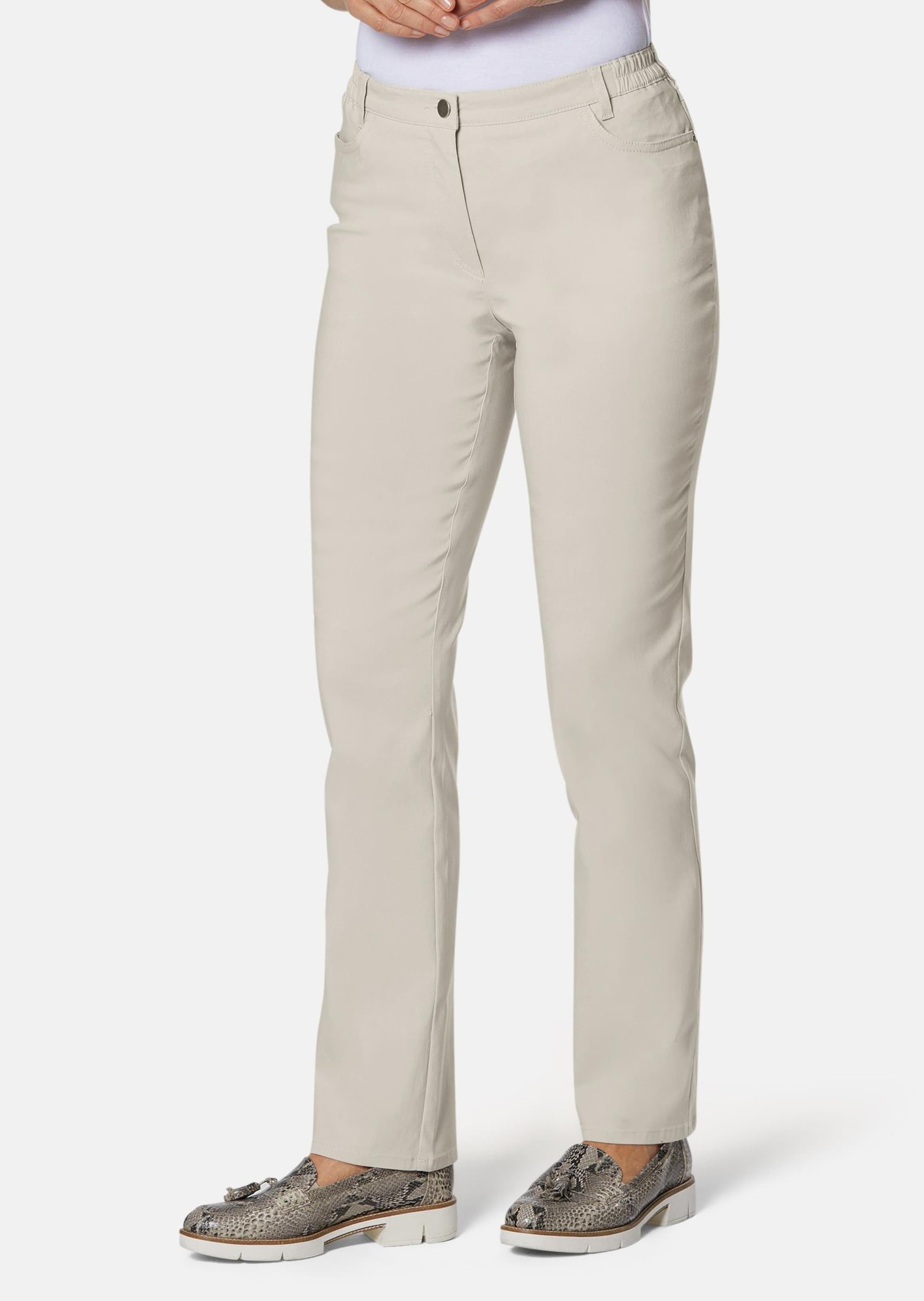 GOLDNER Stoffhose »Kurzgröße Perfekte Super-Stretch-Hose CARLA«