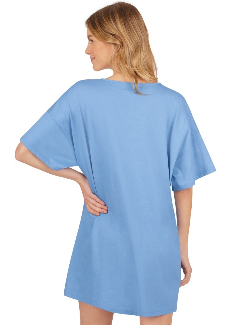 Trigema Shirtkleid »TRIGEMA Big-Shirt mit Zebra-Motiv und Strass-Steinen«
