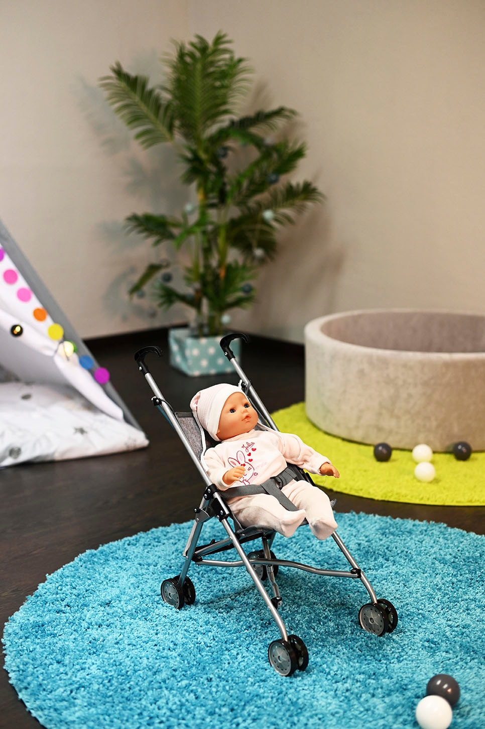 Knorrtoys® Puppenbuggy »Sim - grey«