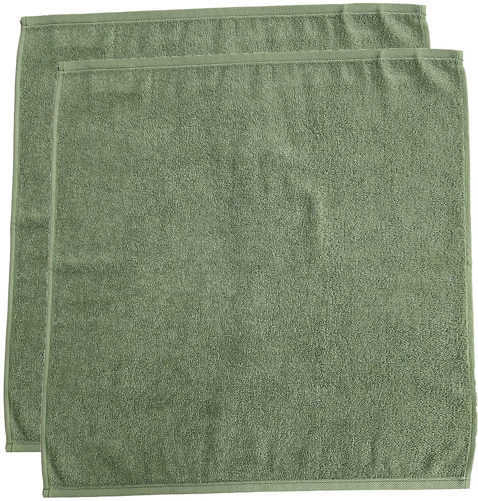 ROSS Geschirrtuch »Küchen-Frottiertuch, 50x50 cm« vielseitig einsetzbarer Küchenhelfer aus 100% Baumwolle, unifarben