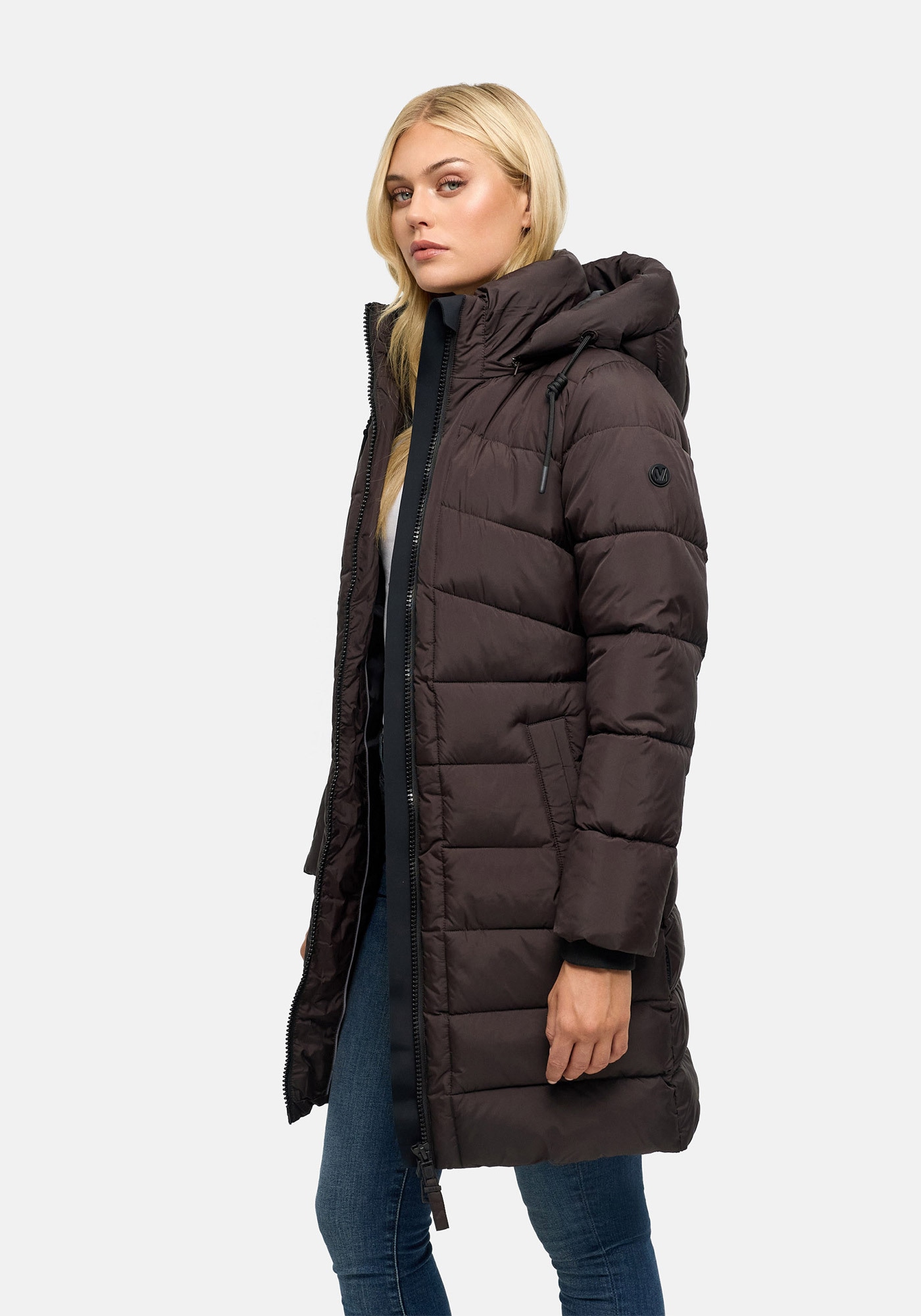 Marikoo Winterjacke »Marikoo Kaltnäschen Damen Winter Steppmantel Jacke N075«