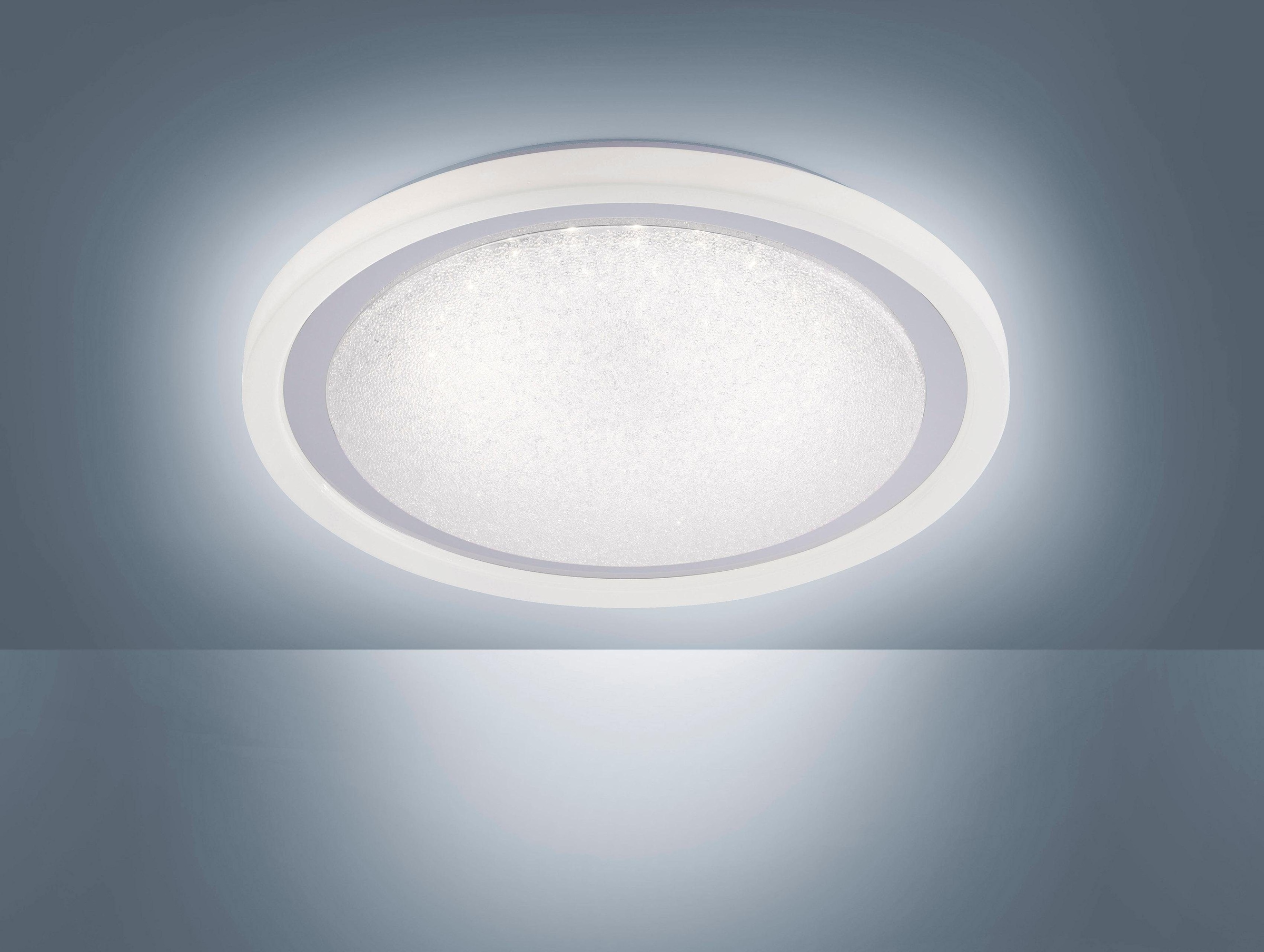 JUST LIGHT Deckenleuchte »MEDINA«, 1 flammig, Leuchtmittel LED-Board | LED fest integriert, CCT-Farbtemperaturregelung, Dimmbar über Fernbedienung, Serienschalter