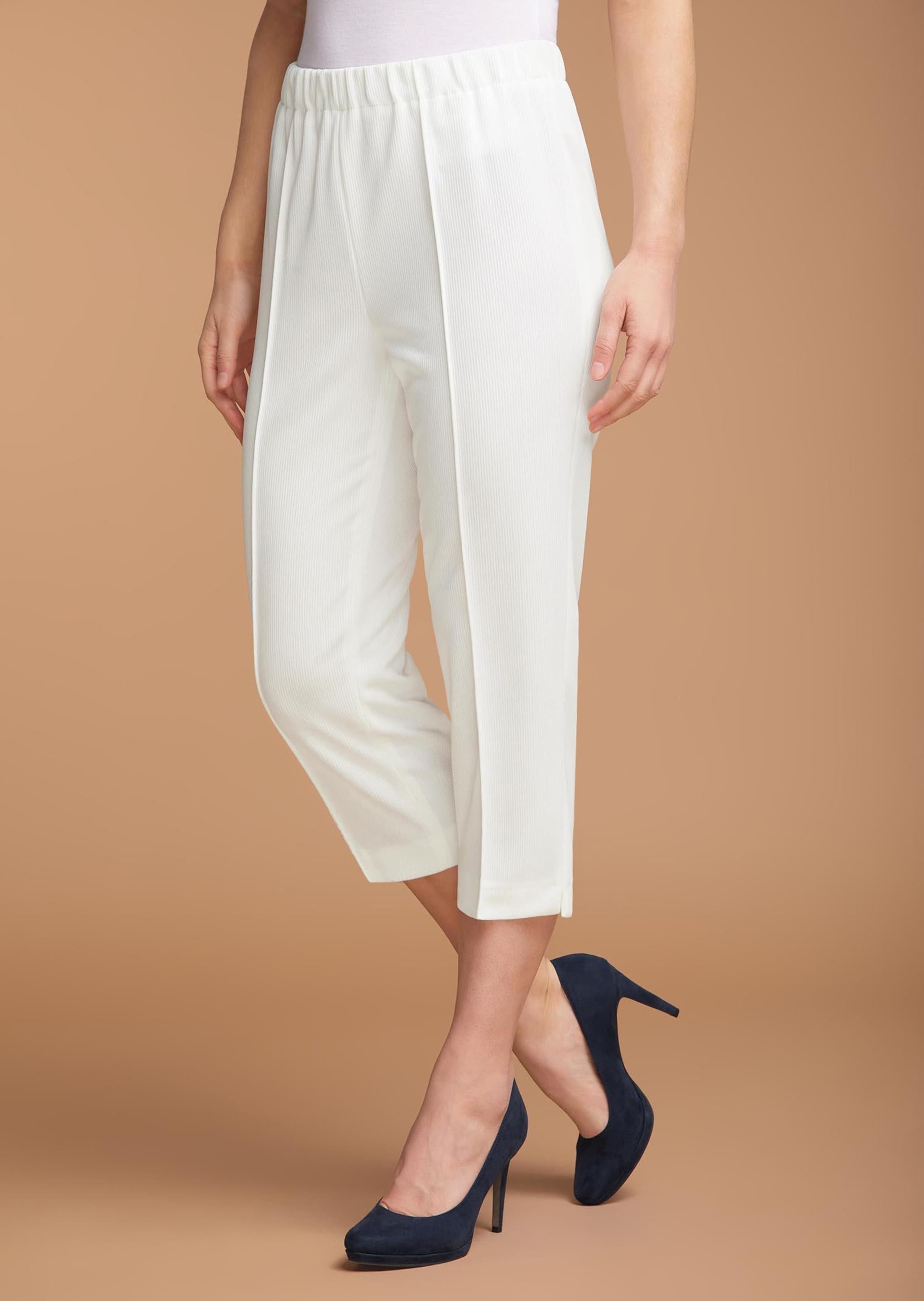 GOLDNER Caprihose »Kurzgröße Trageangenehme 7/8-Rippenhose«