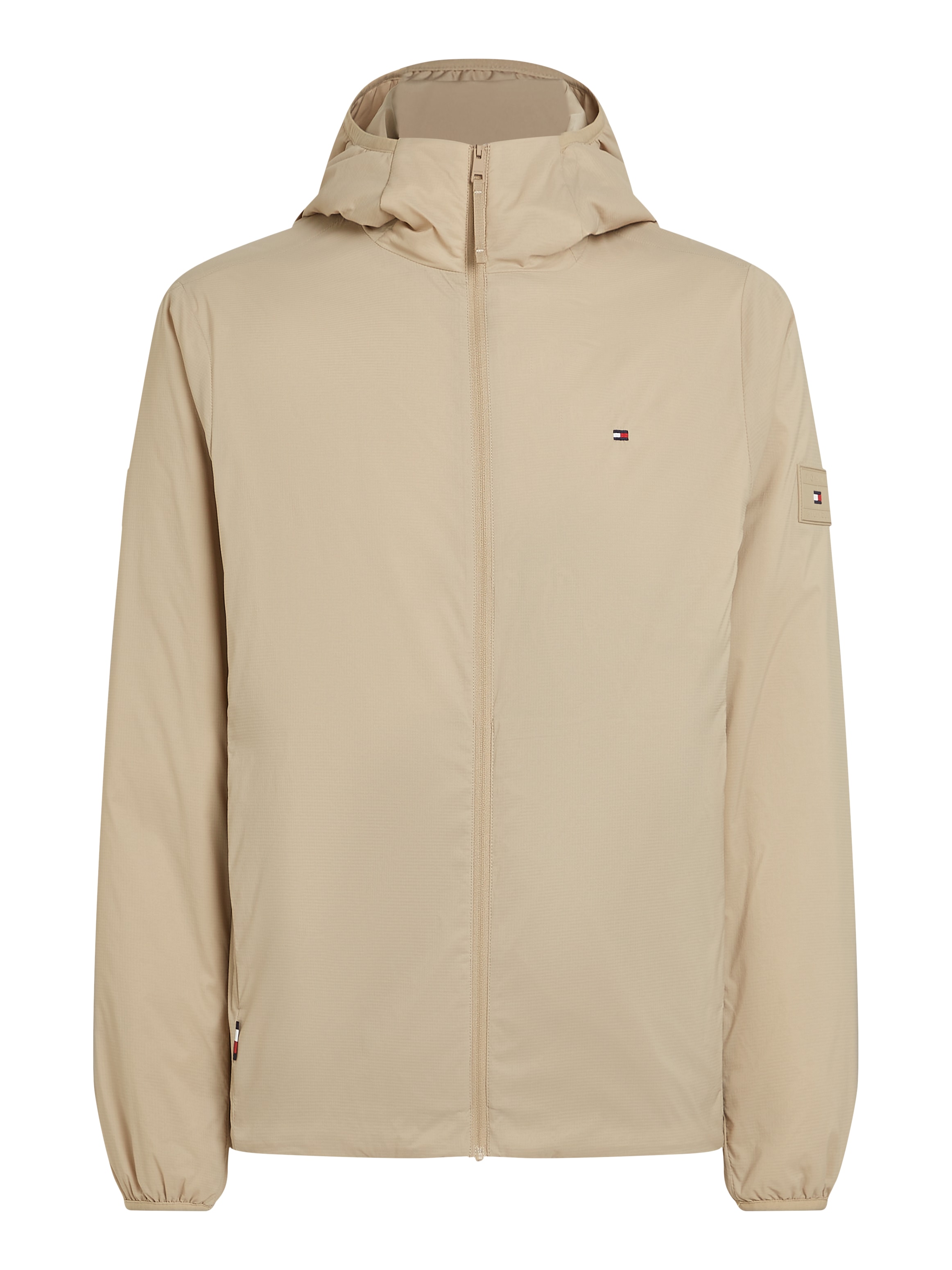 Tommy Hilfiger Kurzjacke »TECH PACKABLE HOODED JACKET«, mit Kapuze, mit Logostickerei