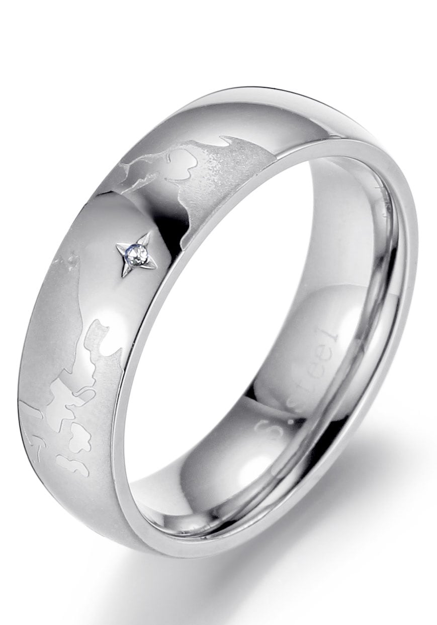 Firetti Partnerring »Schmuck Geschenk "LIEBE" Earth«, mit oder ohne Zirkonia (synth.)