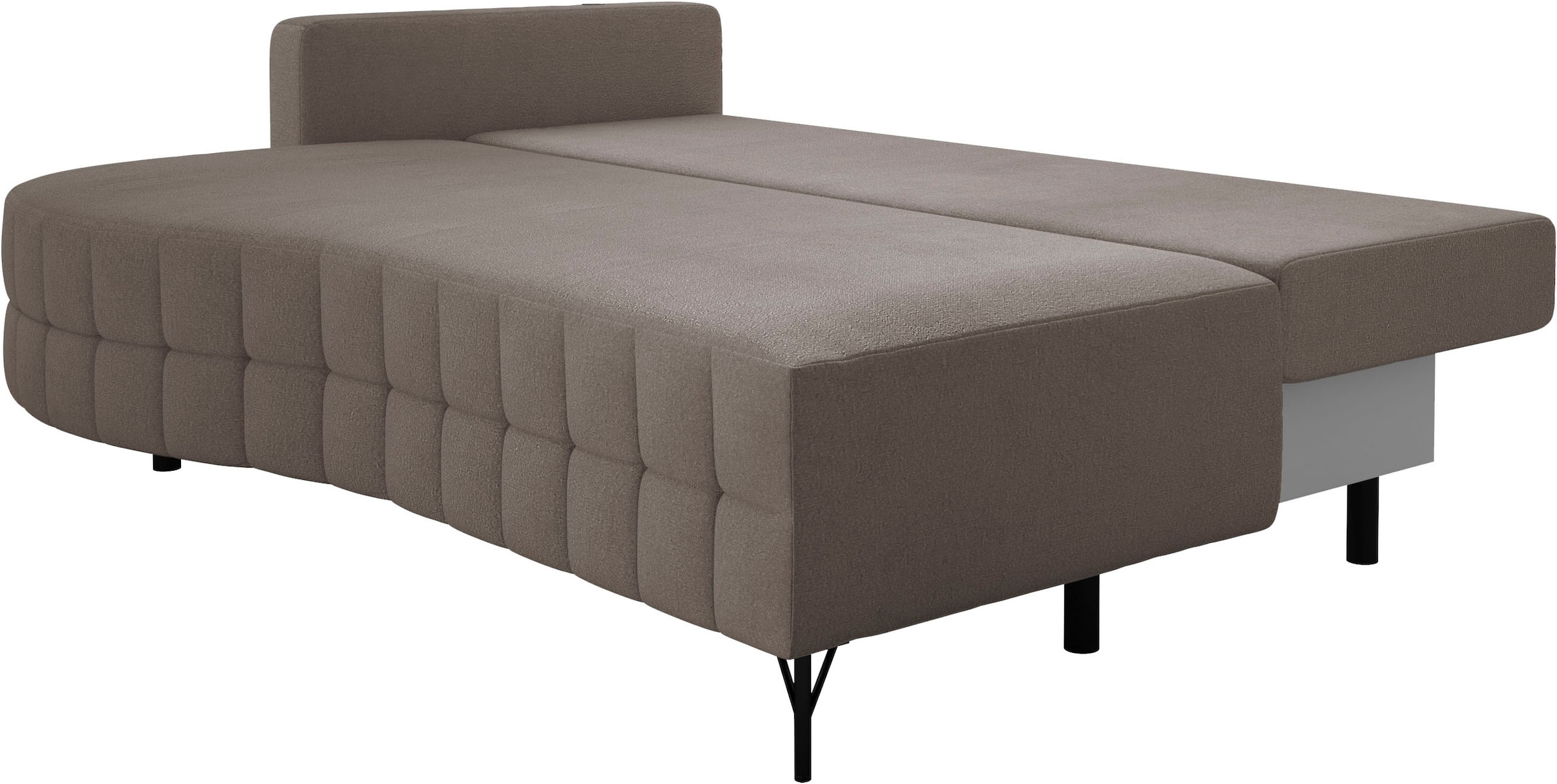 exxpo - sofa fashion Loungesofa »T wiggy Schlafsofa mit Bettfunktion und Bettkasten,« komfortabler Federkern, super Sitzkomfort, elegante Formensprache