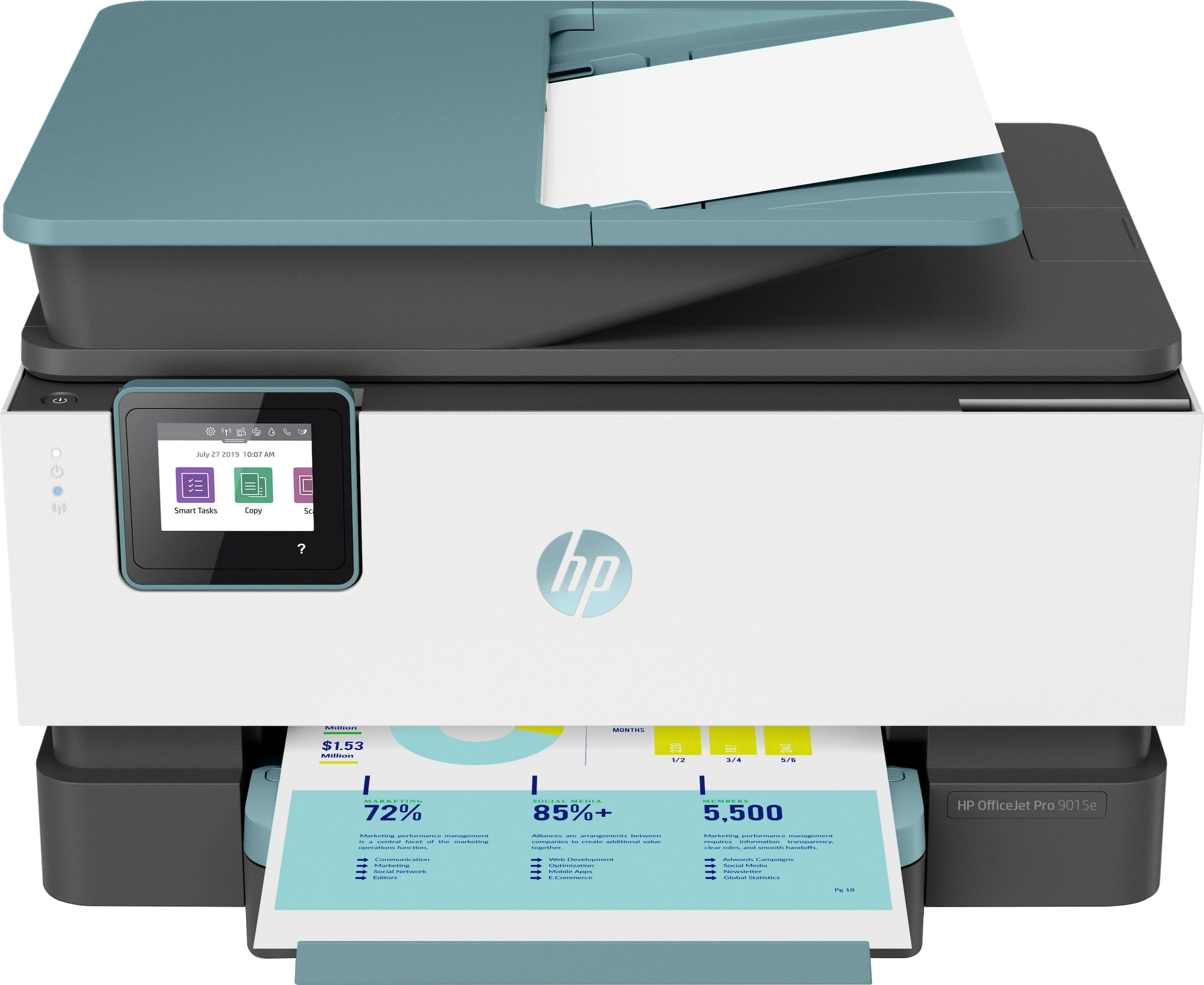 HP Multifunktionsdrucker »OfficeJet Pro 9015e«, 6 Monate gratis Drucken mit HP Instant Ink inklusive