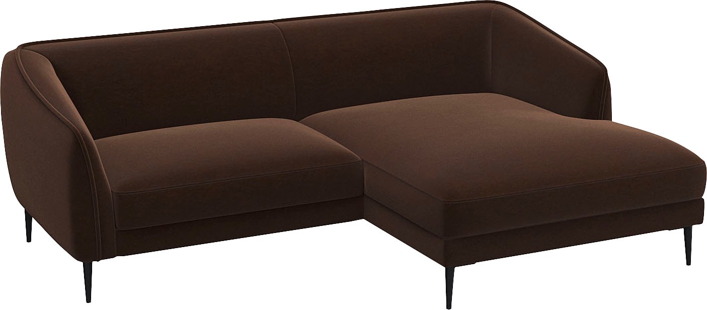 FLEXLUX Ecksofa »Belle Designsofa, bequem durch Kaltschaum im Sitz, OTTOs Choice«, Skandinavisches Design, In hochwertiger Verarbeitung, B/T 218/149 cm
